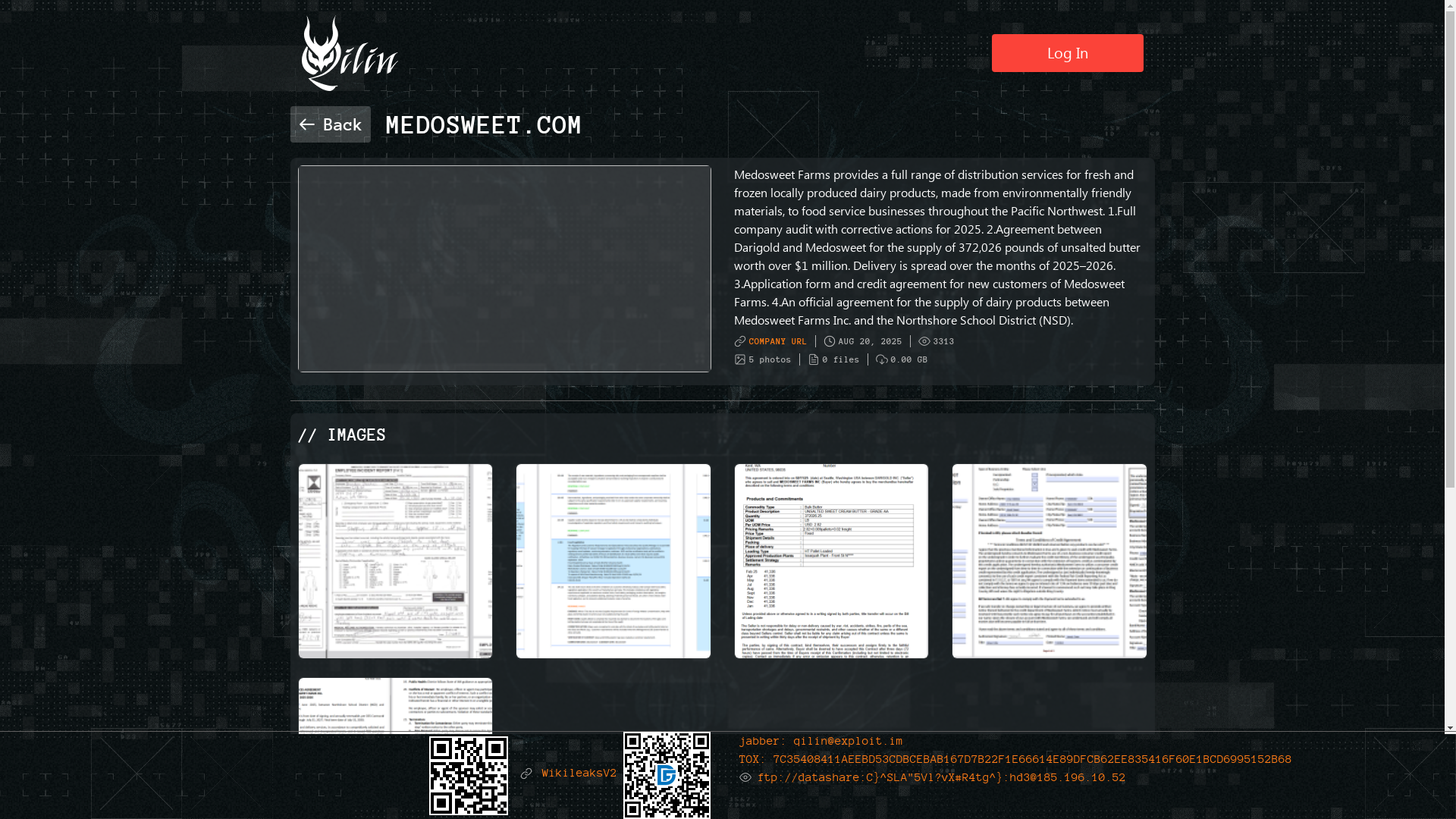 Screenshot del ataque