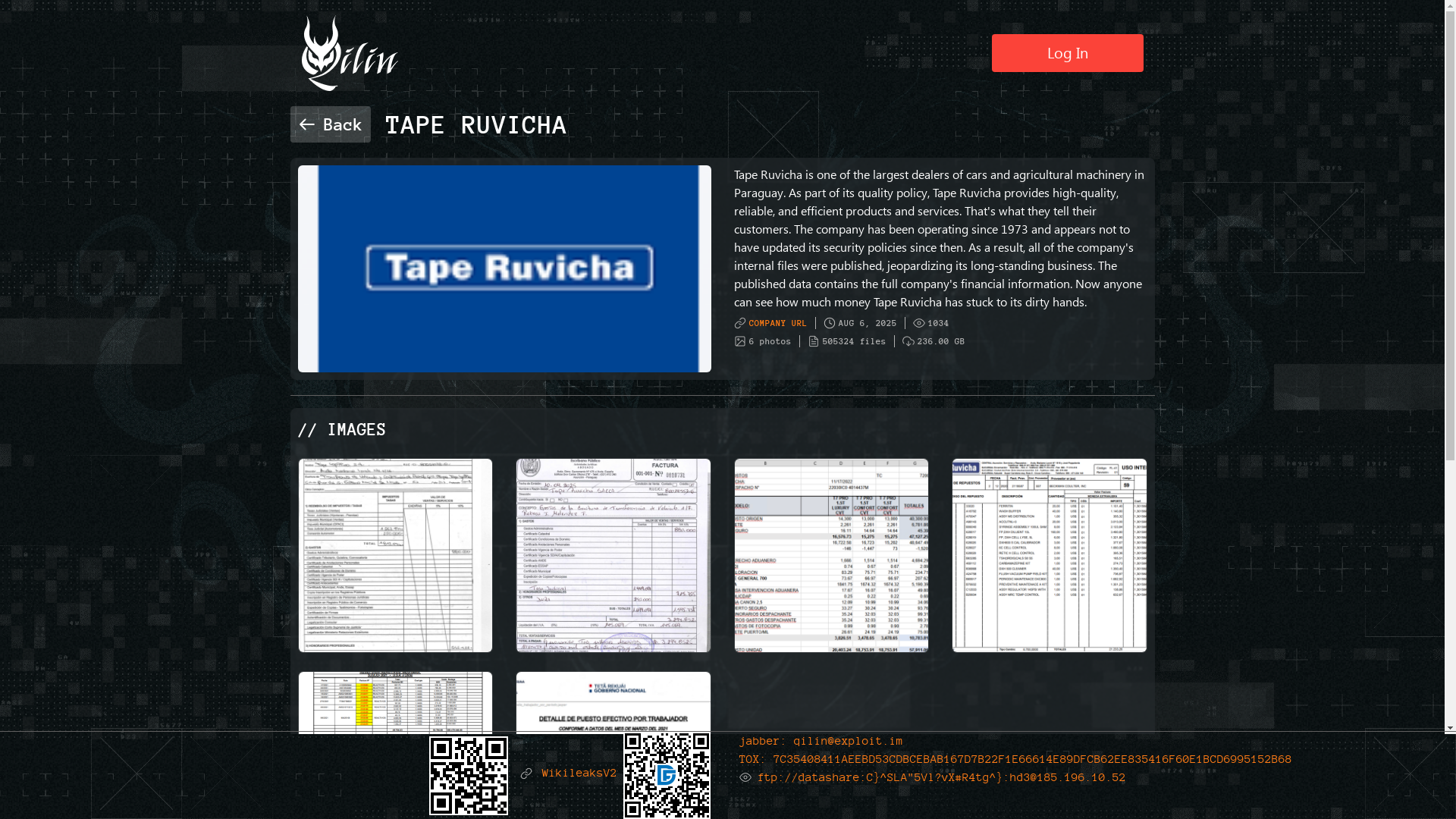Screenshot del ataque