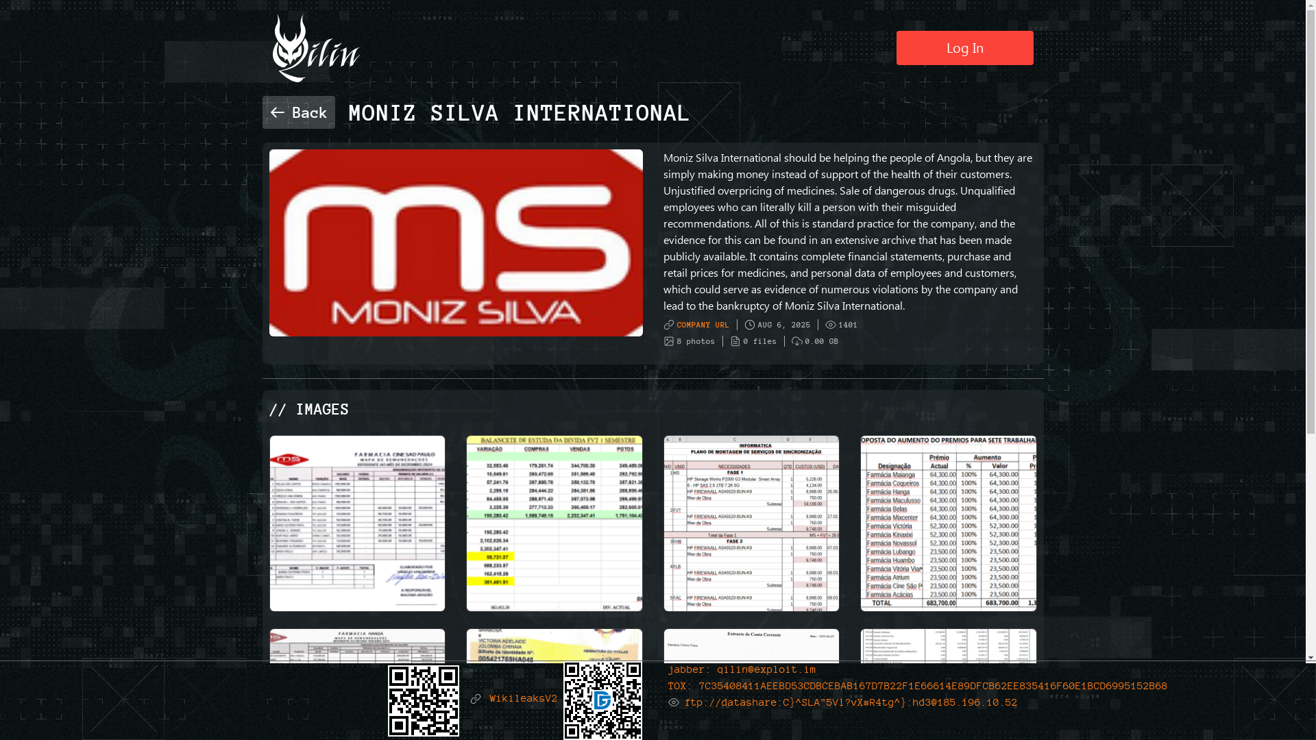 Screenshot del ataque