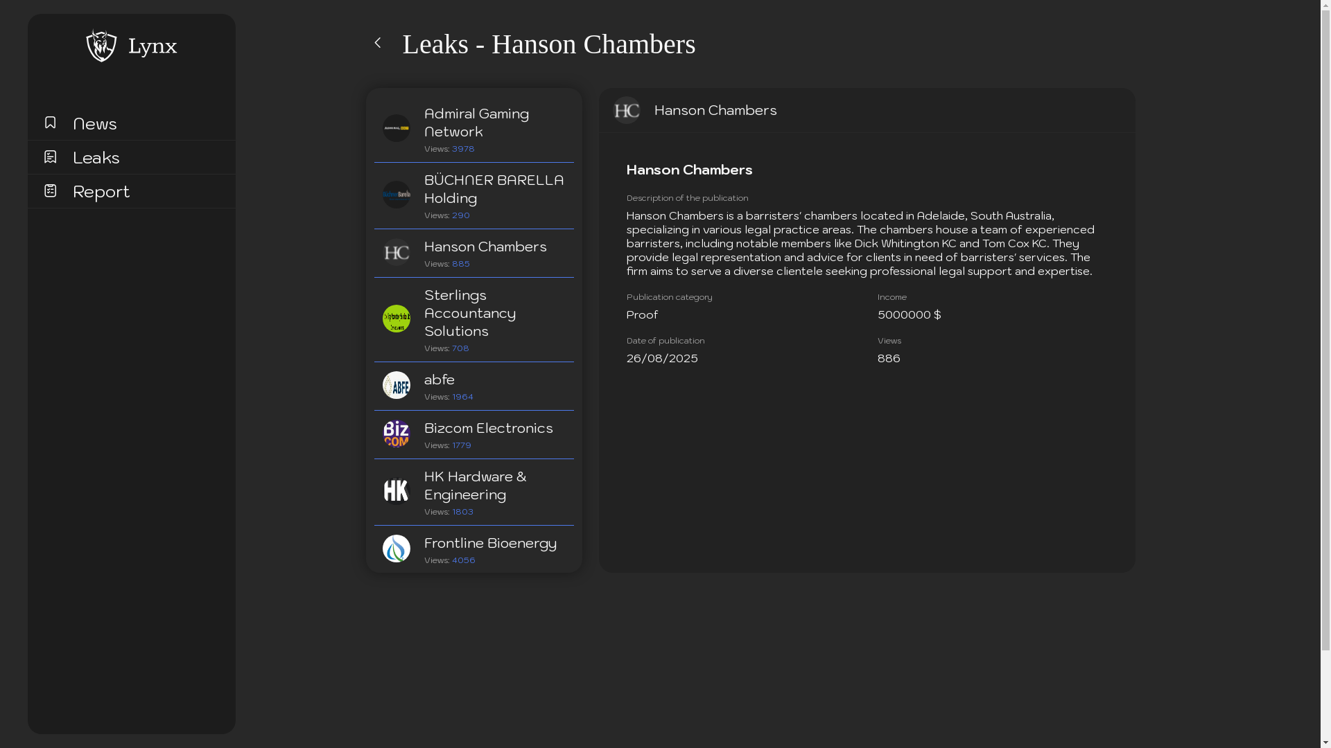 Screenshot del ataque