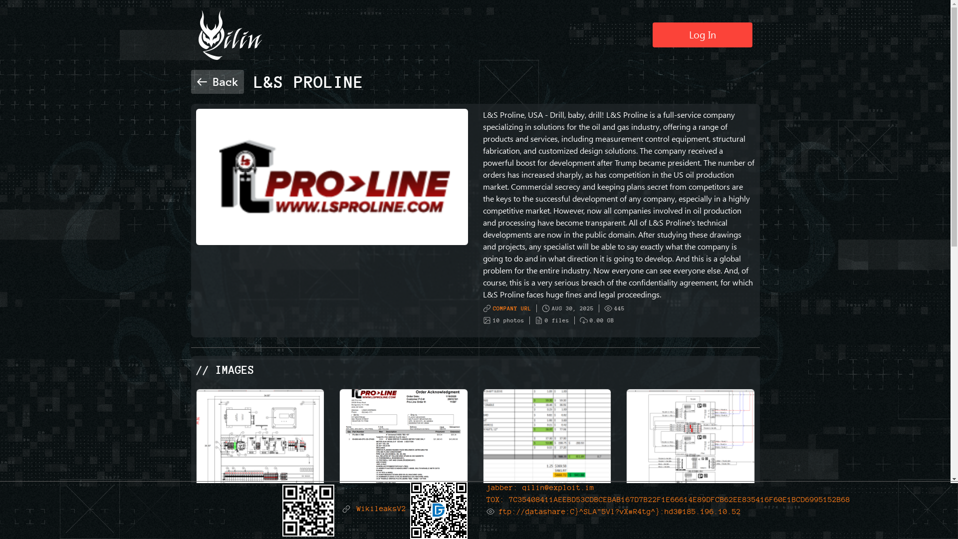 Screenshot del ataque