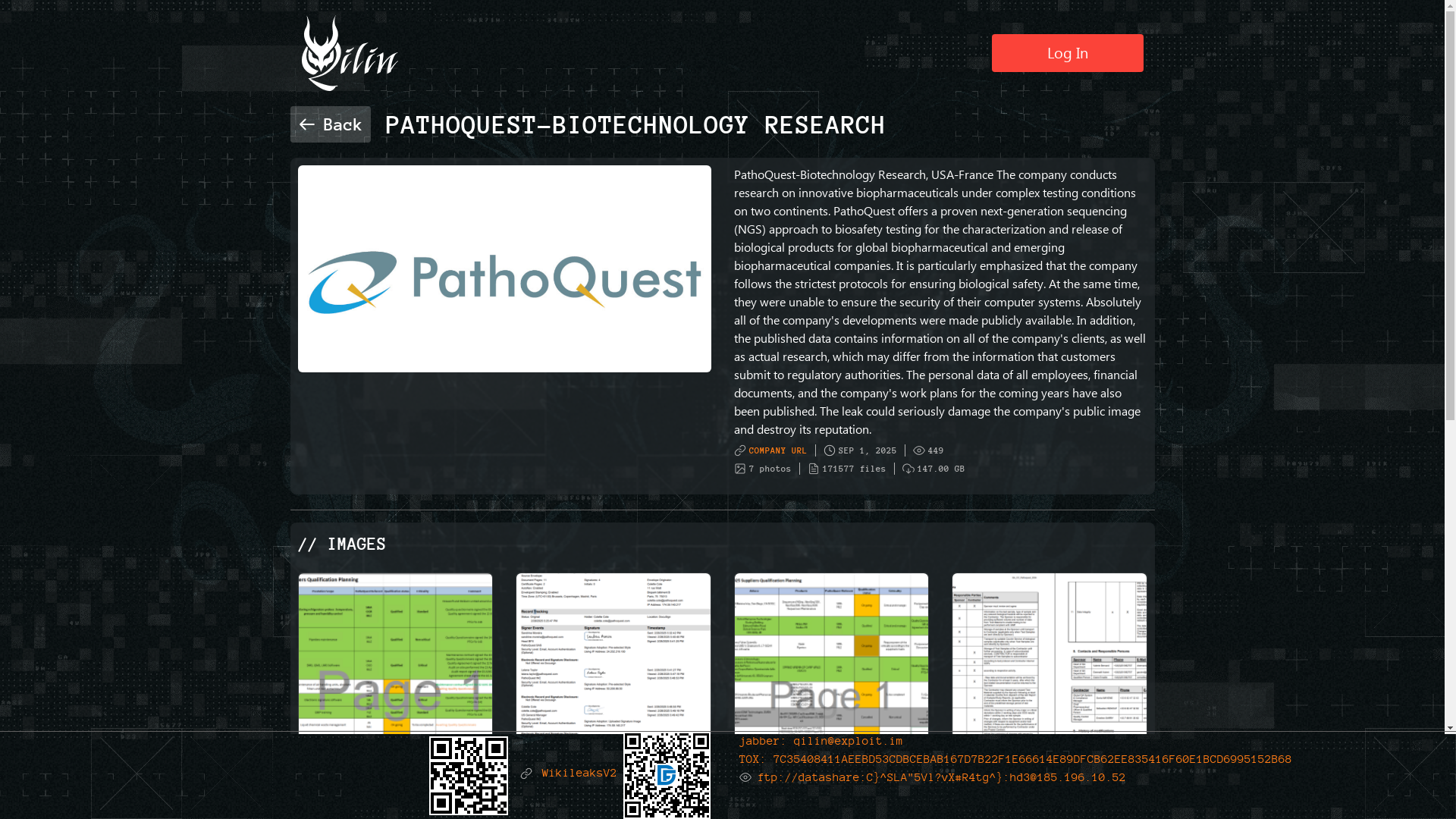 Screenshot del ataque