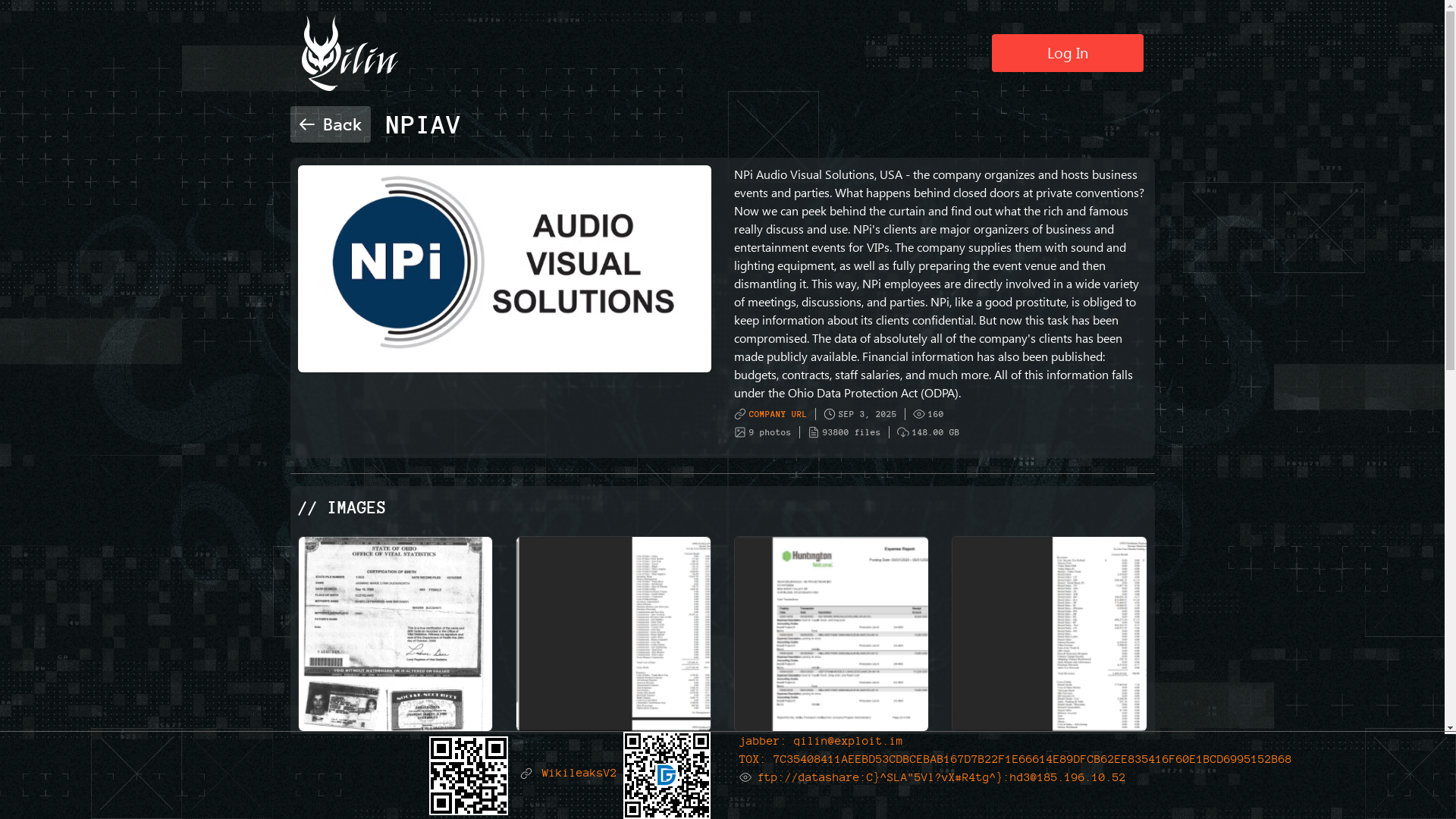 Screenshot del ataque