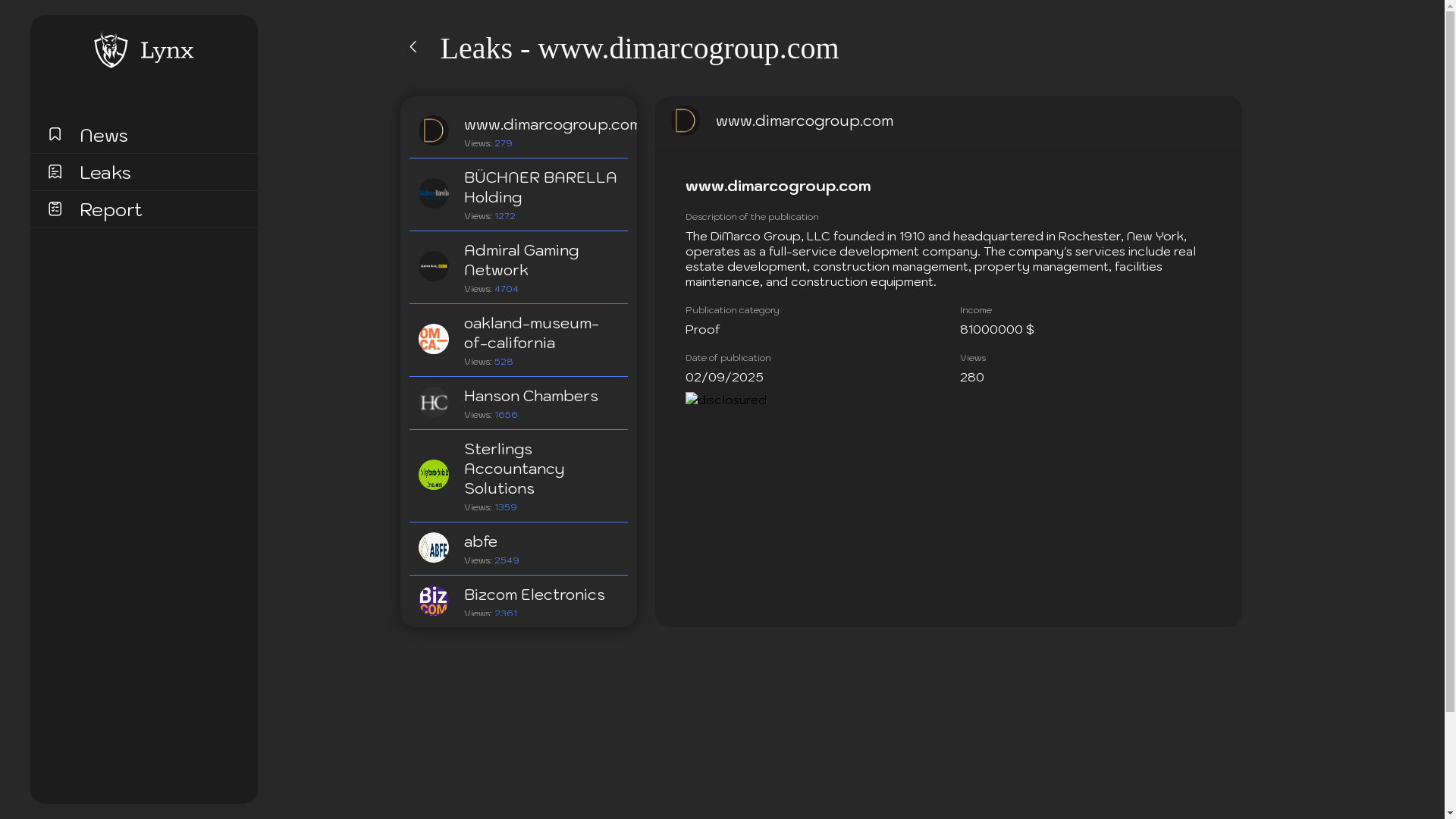Screenshot del ataque