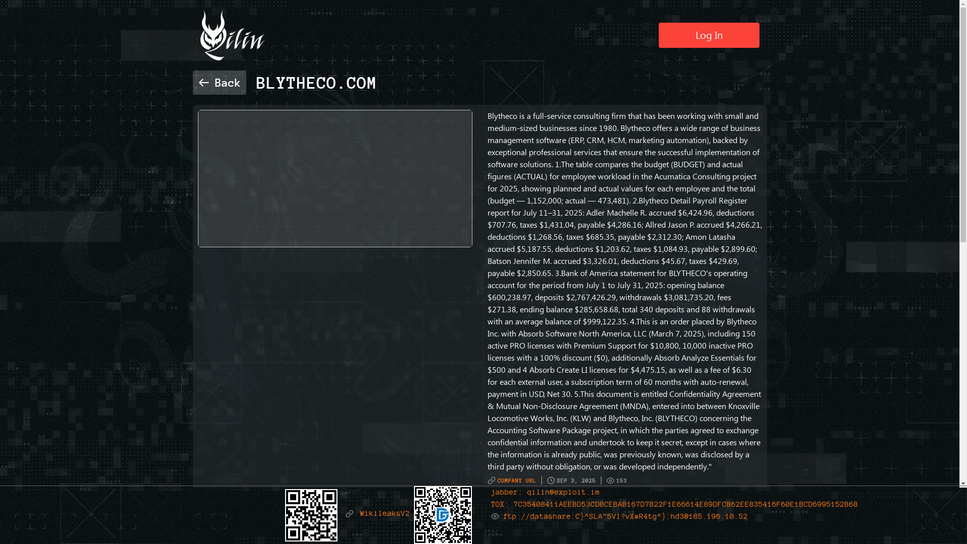 Screenshot del ataque