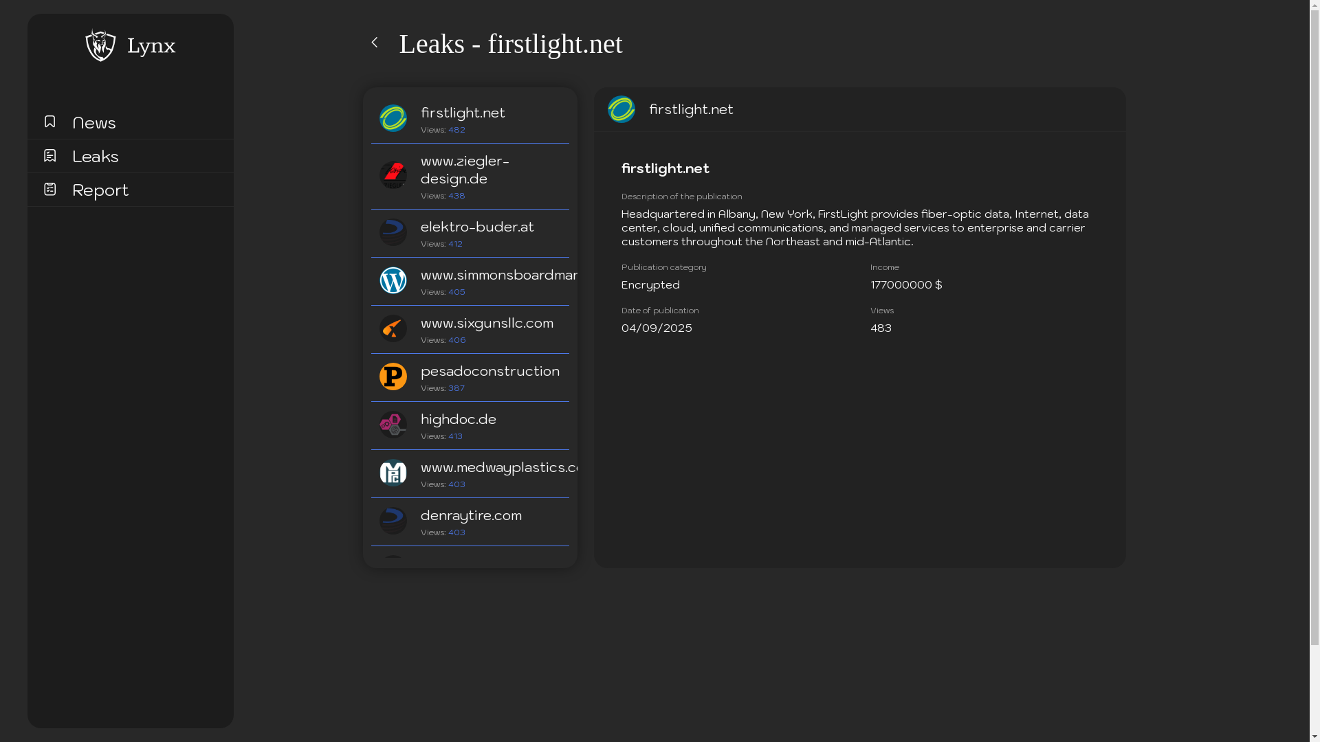 Screenshot del ataque