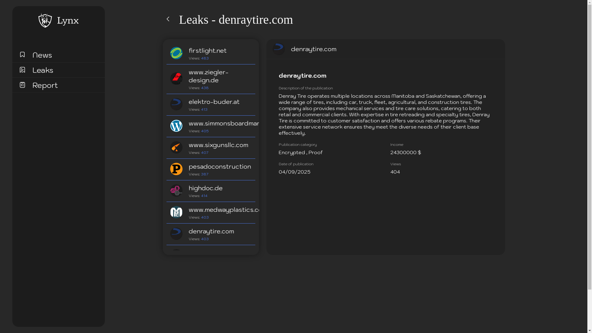 Screenshot del ataque