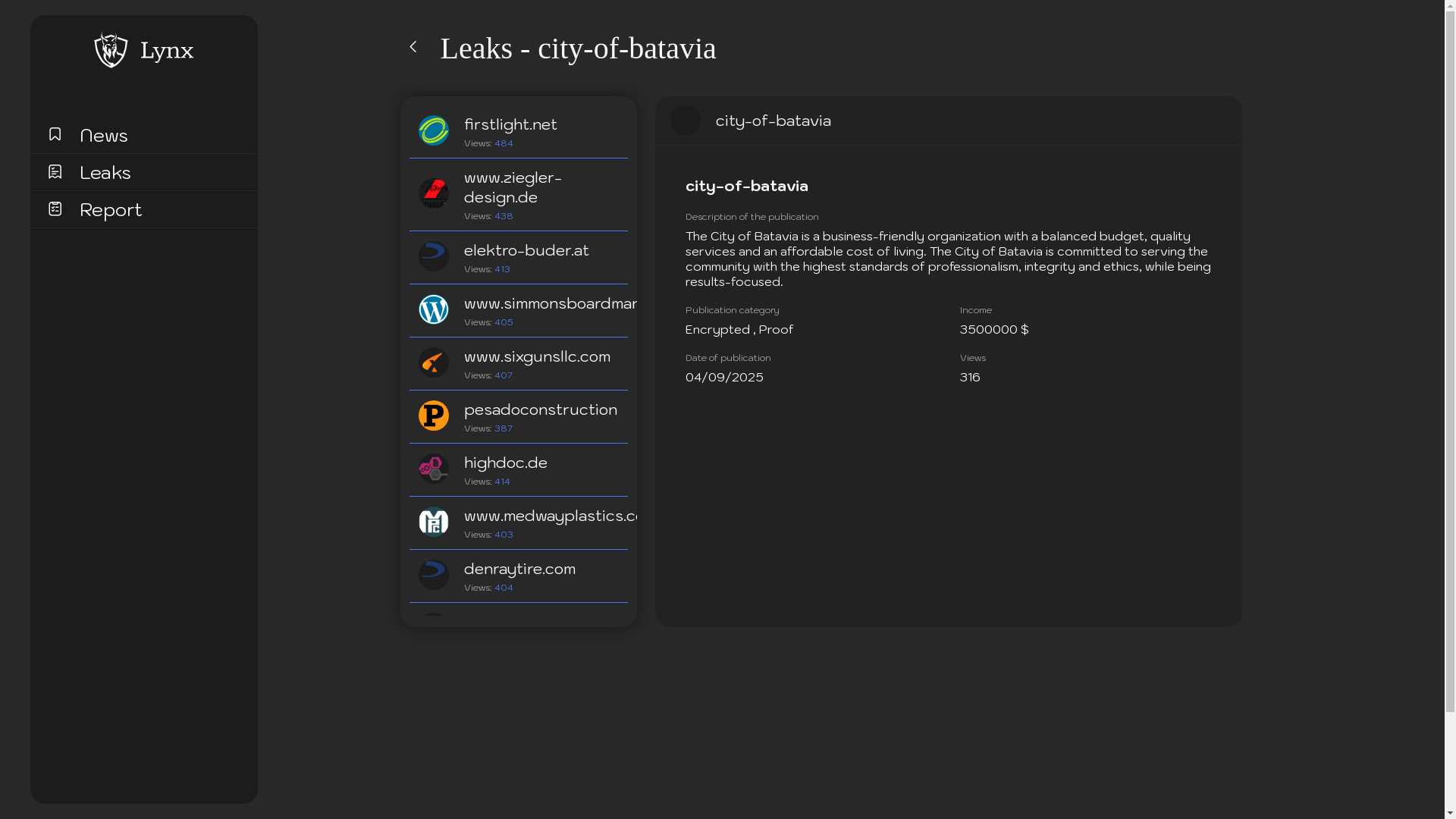 Screenshot del ataque