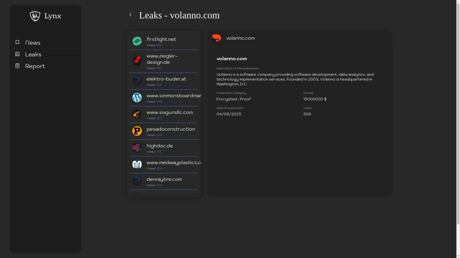 Screenshot del ataque