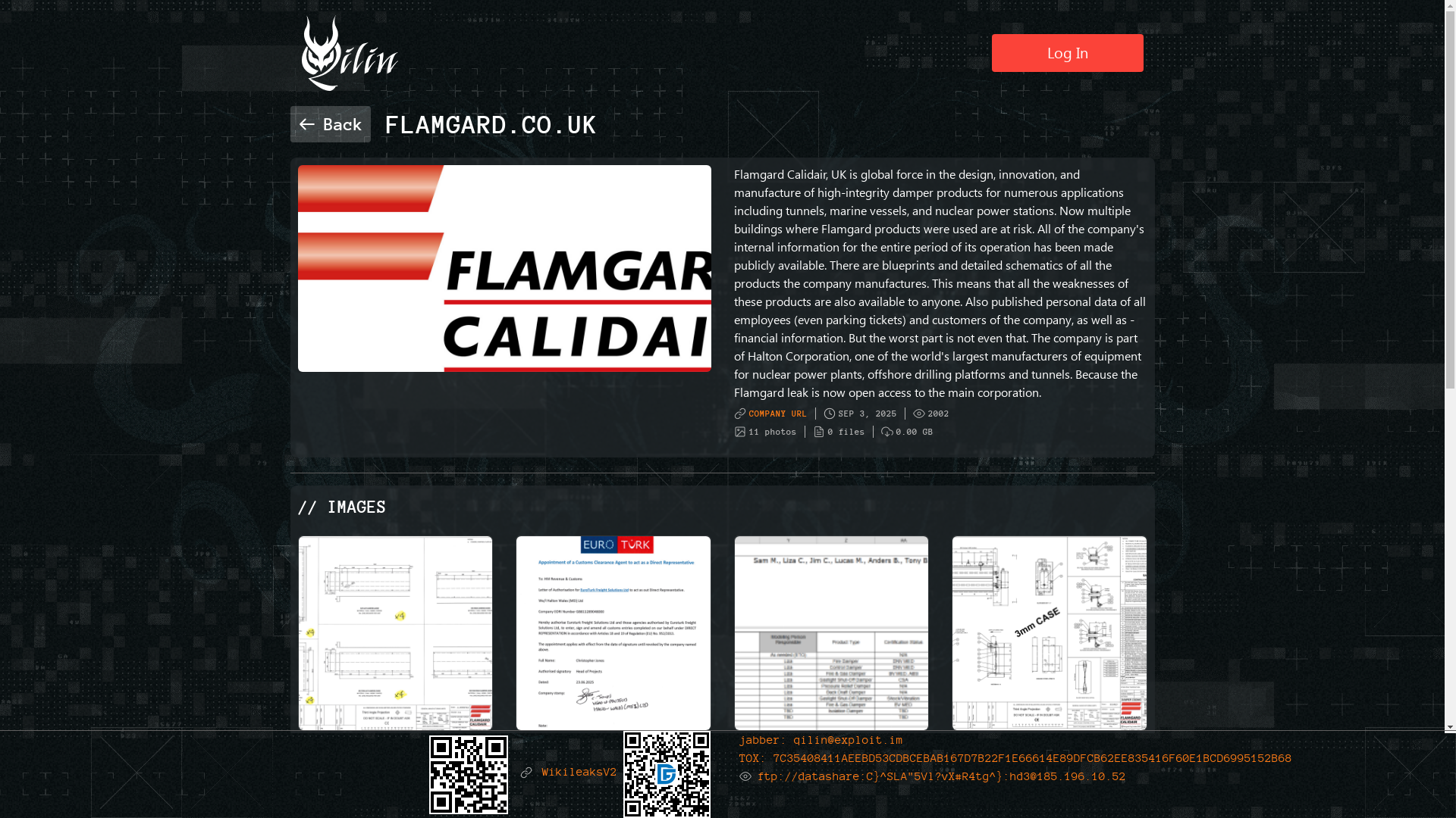 Screenshot del ataque