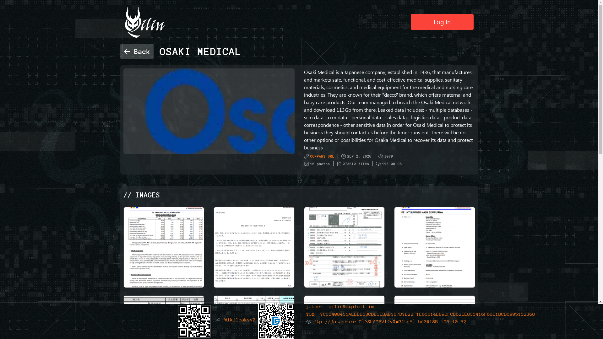 Screenshot del ataque