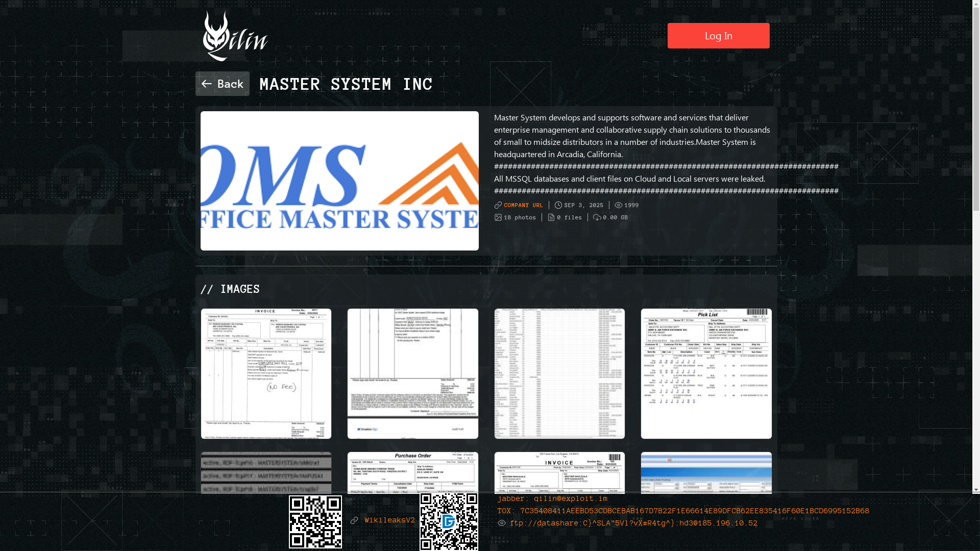 Screenshot del ataque