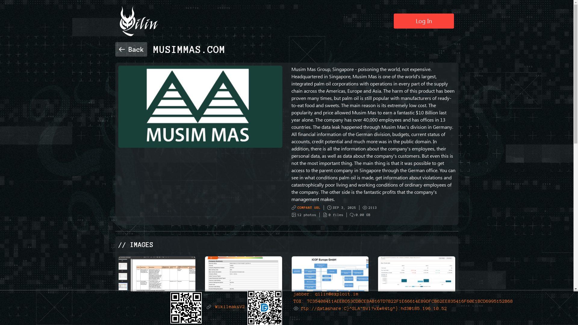 Screenshot del ataque