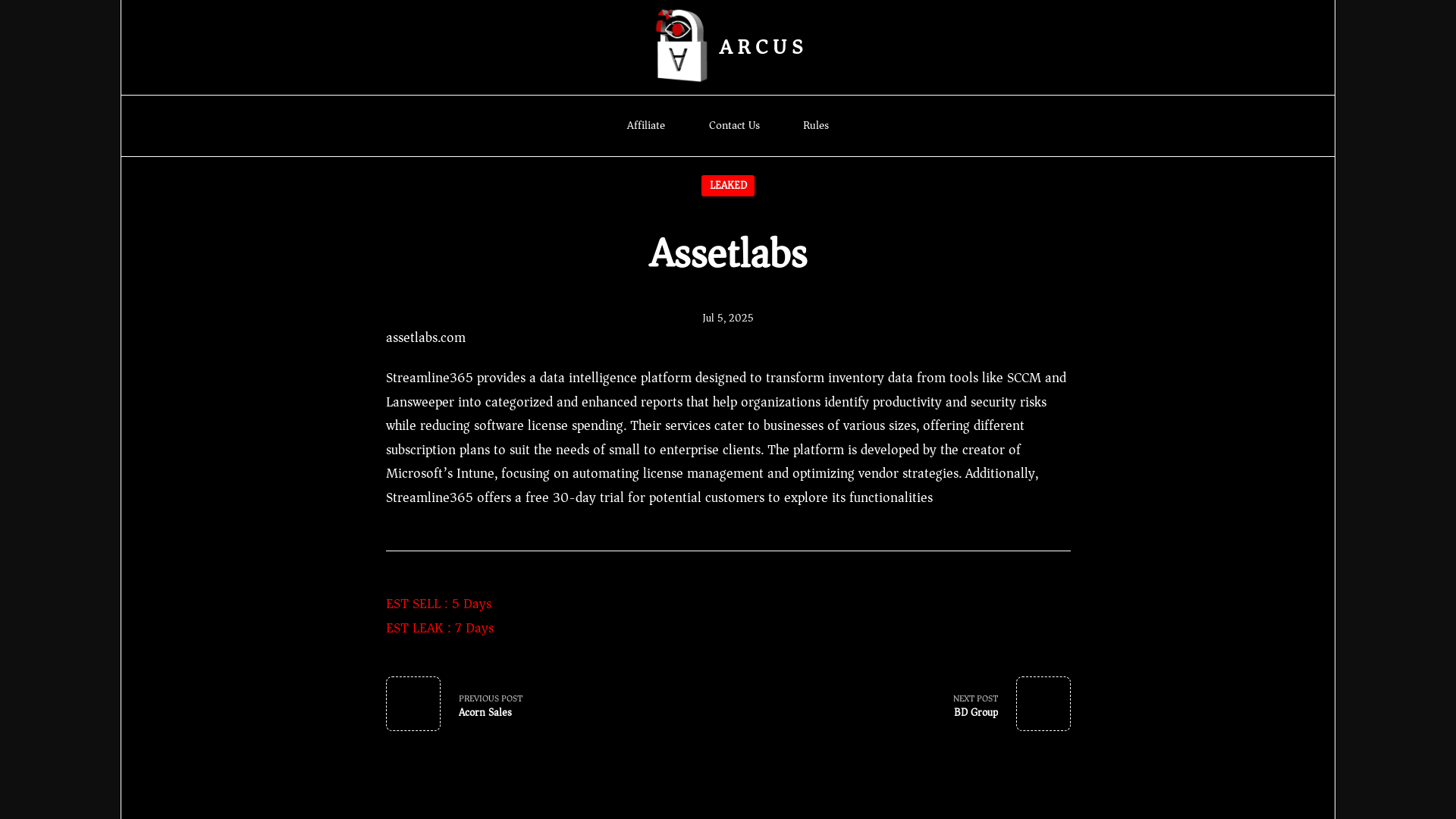 Screenshot del ataque