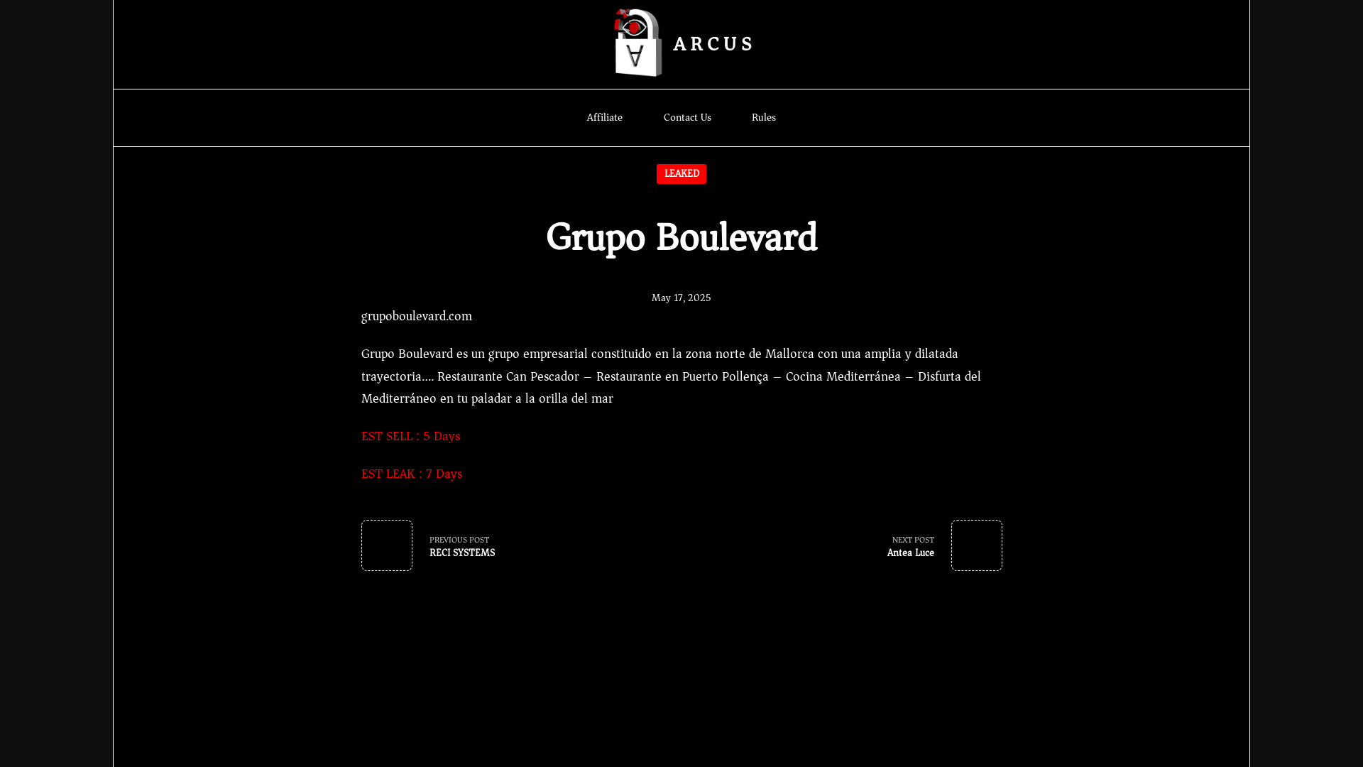 Screenshot del ataque