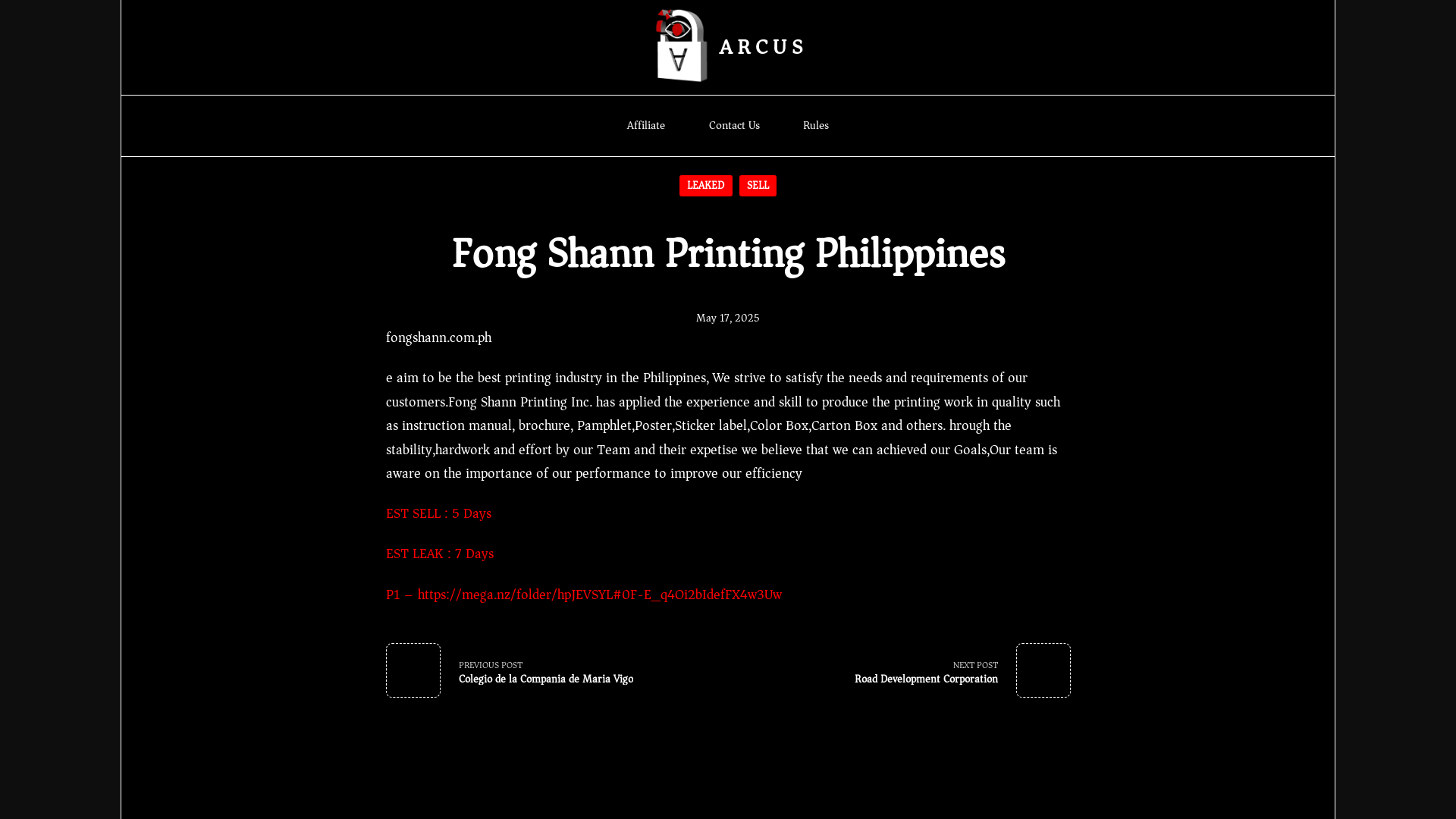 Screenshot del ataque