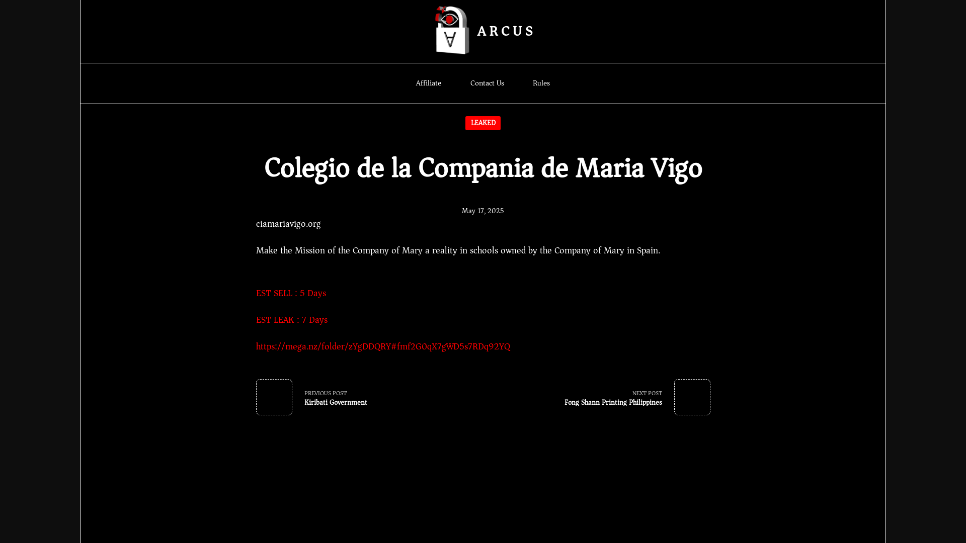 Screenshot del ataque