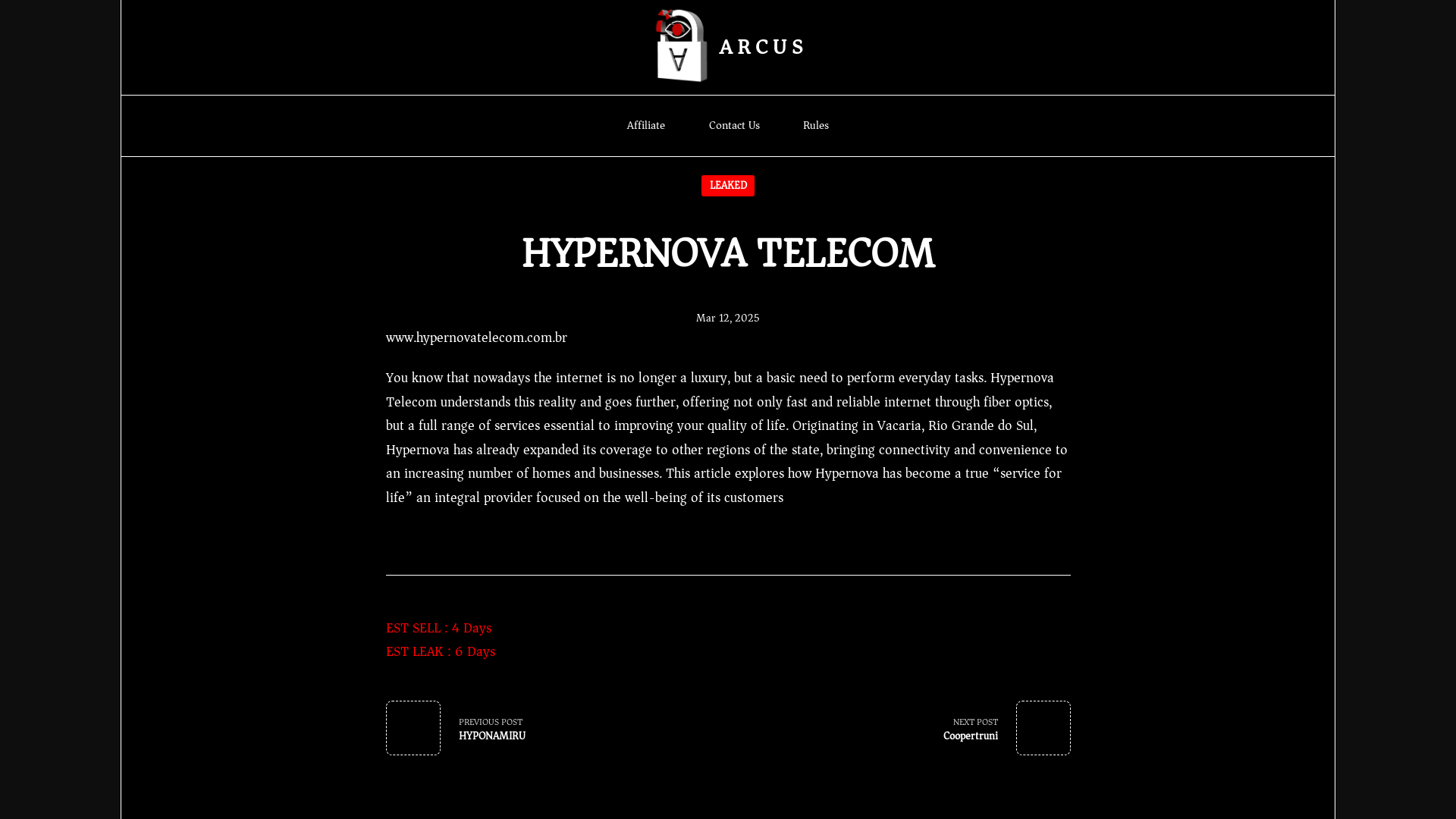 Screenshot del ataque