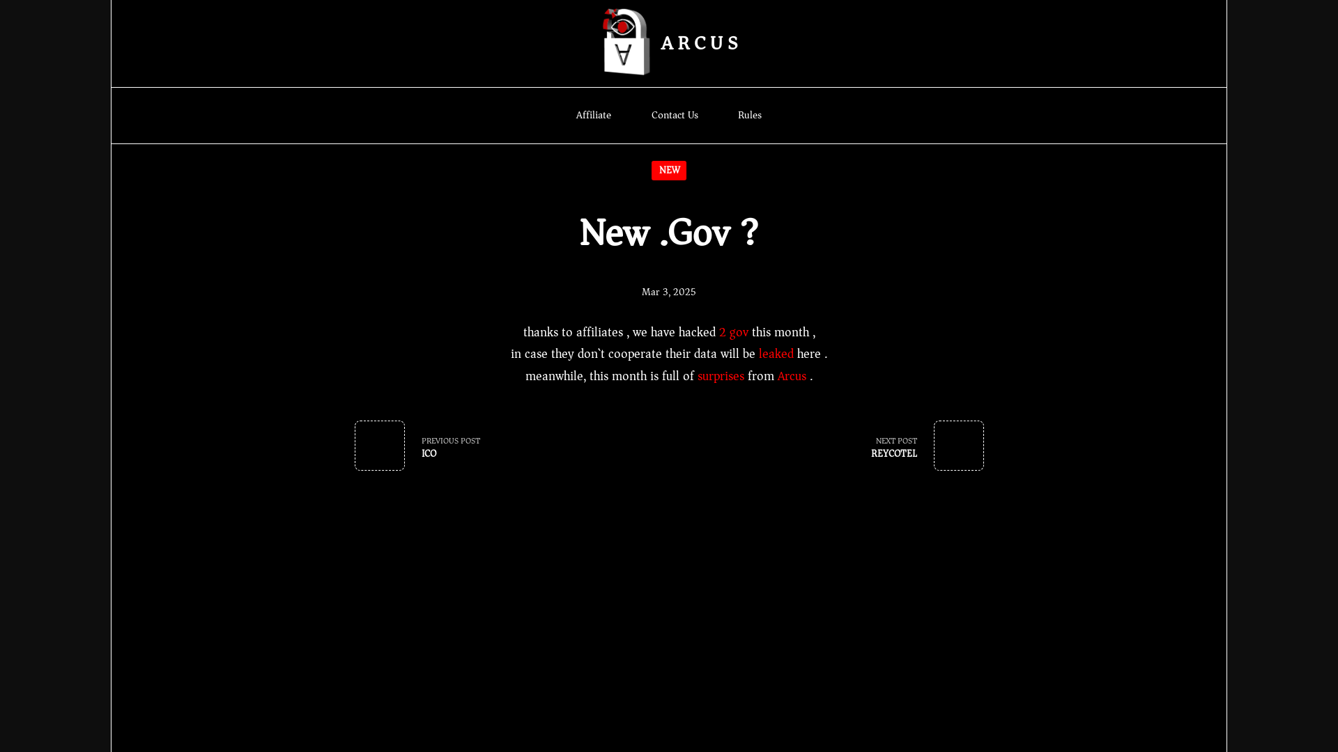 Screenshot del ataque