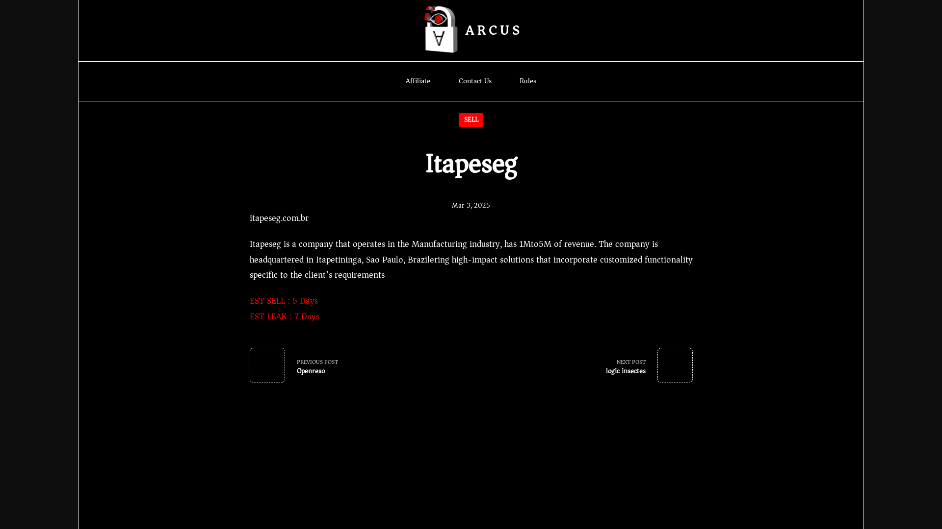 Screenshot del ataque