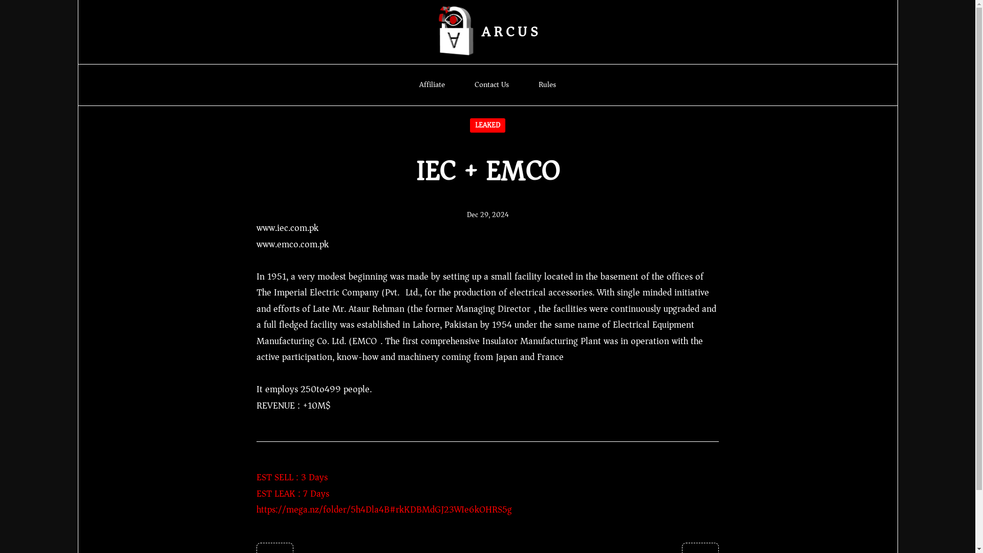 Screenshot del ataque