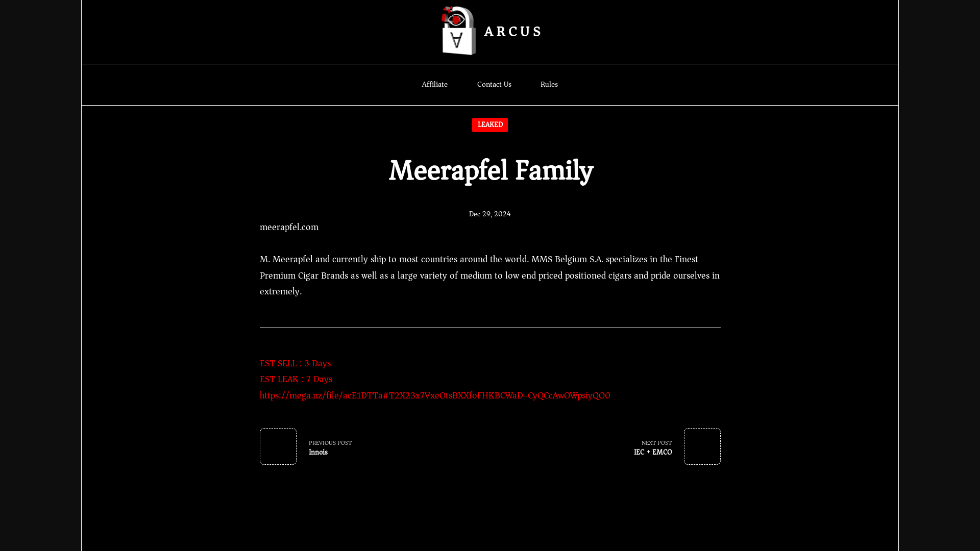 Screenshot del ataque