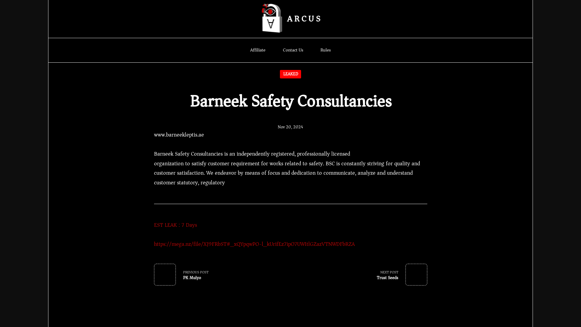 Screenshot del ataque