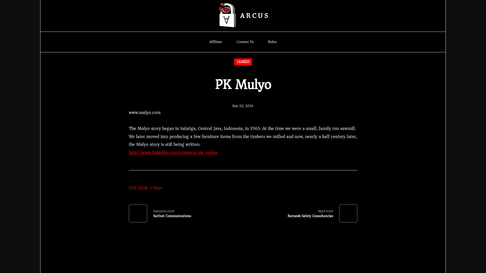 Screenshot del ataque