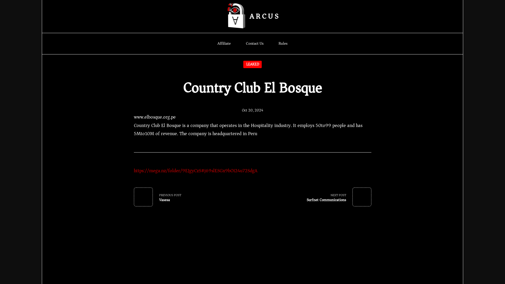 Screenshot del ataque