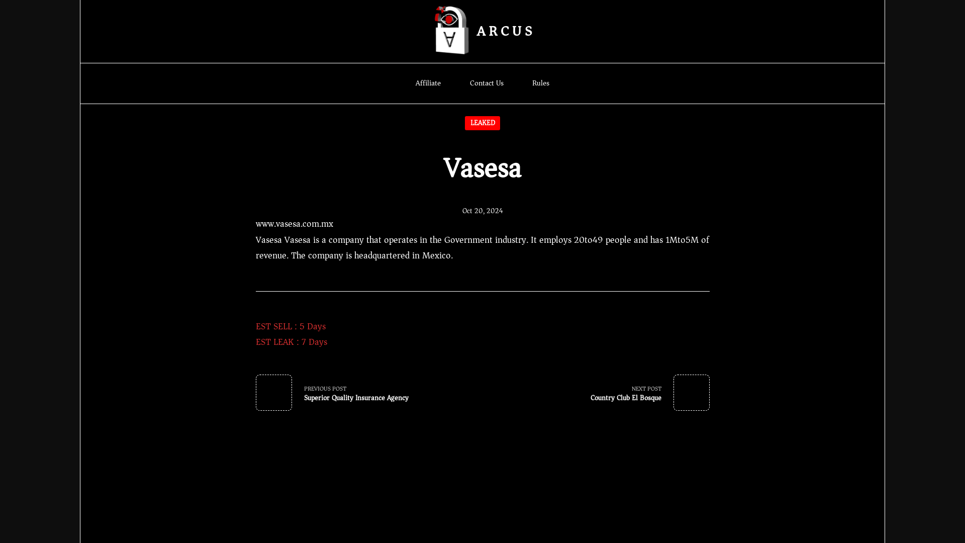 Screenshot del ataque