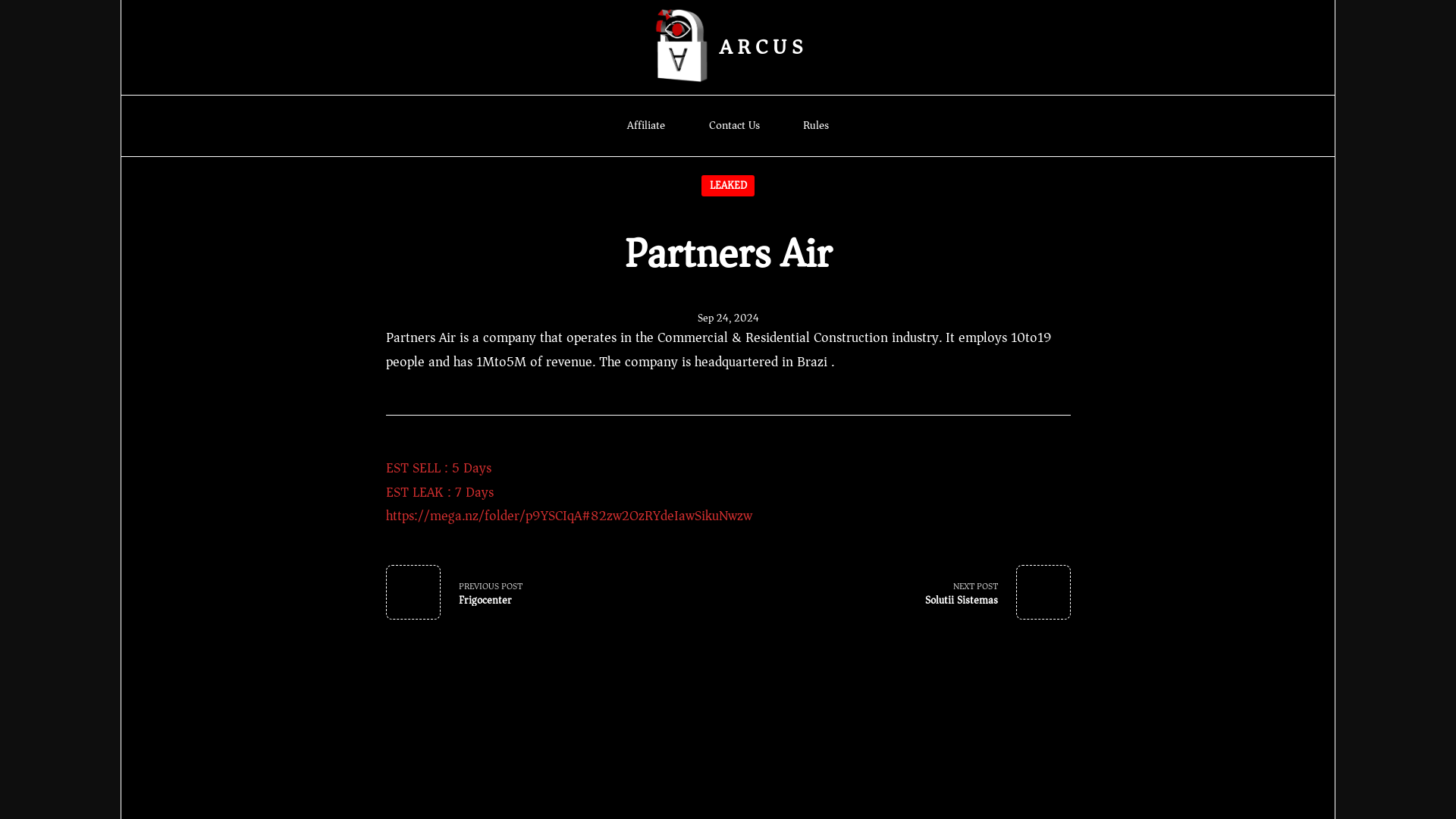 Screenshot del ataque