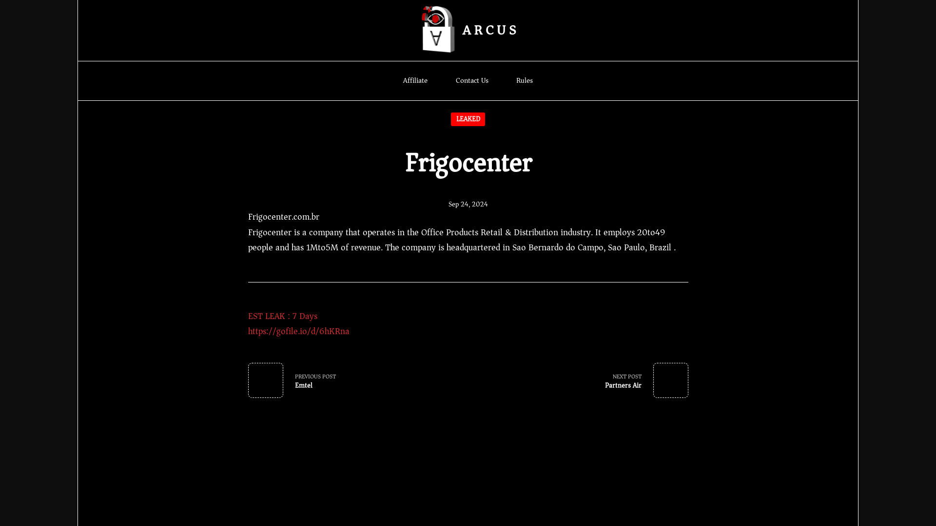 Screenshot del ataque