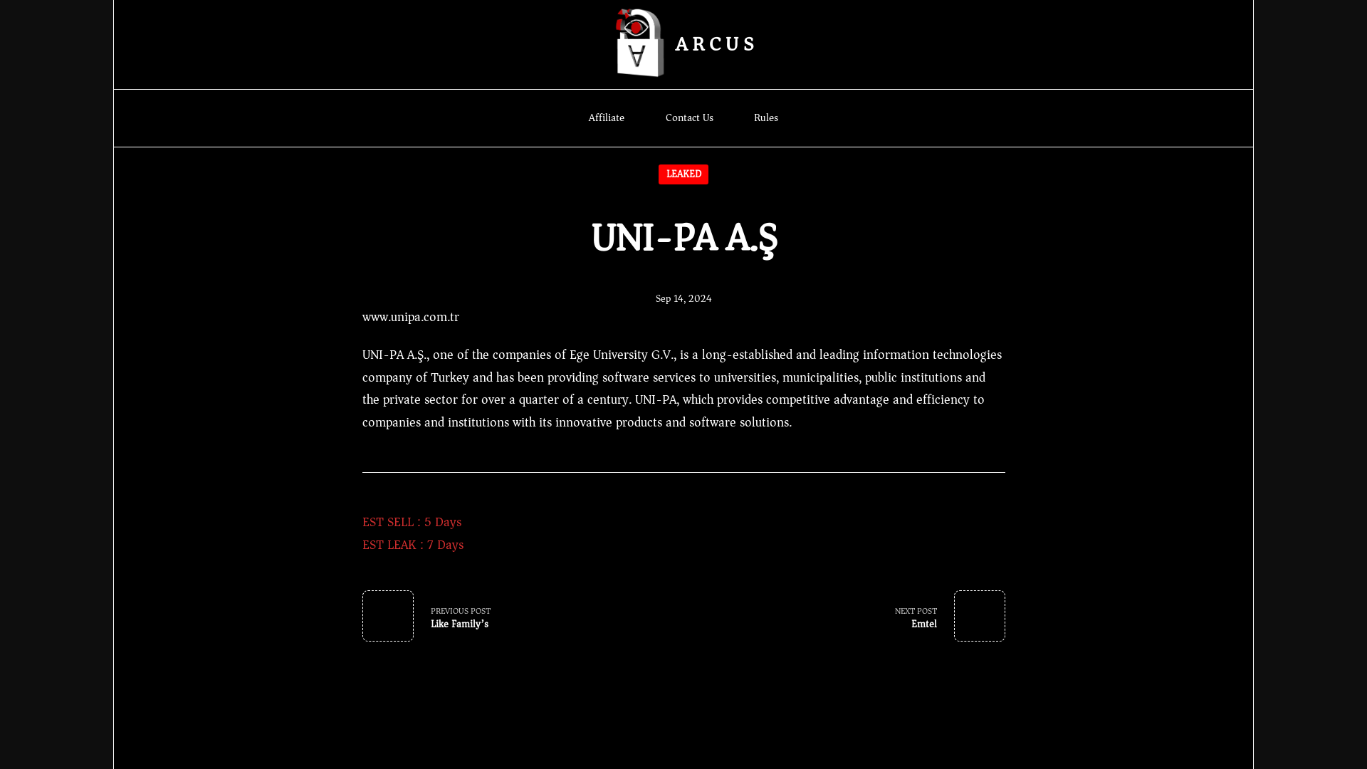 Screenshot del ataque