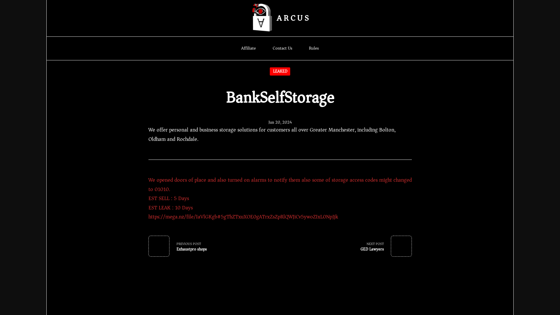 Screenshot del ataque