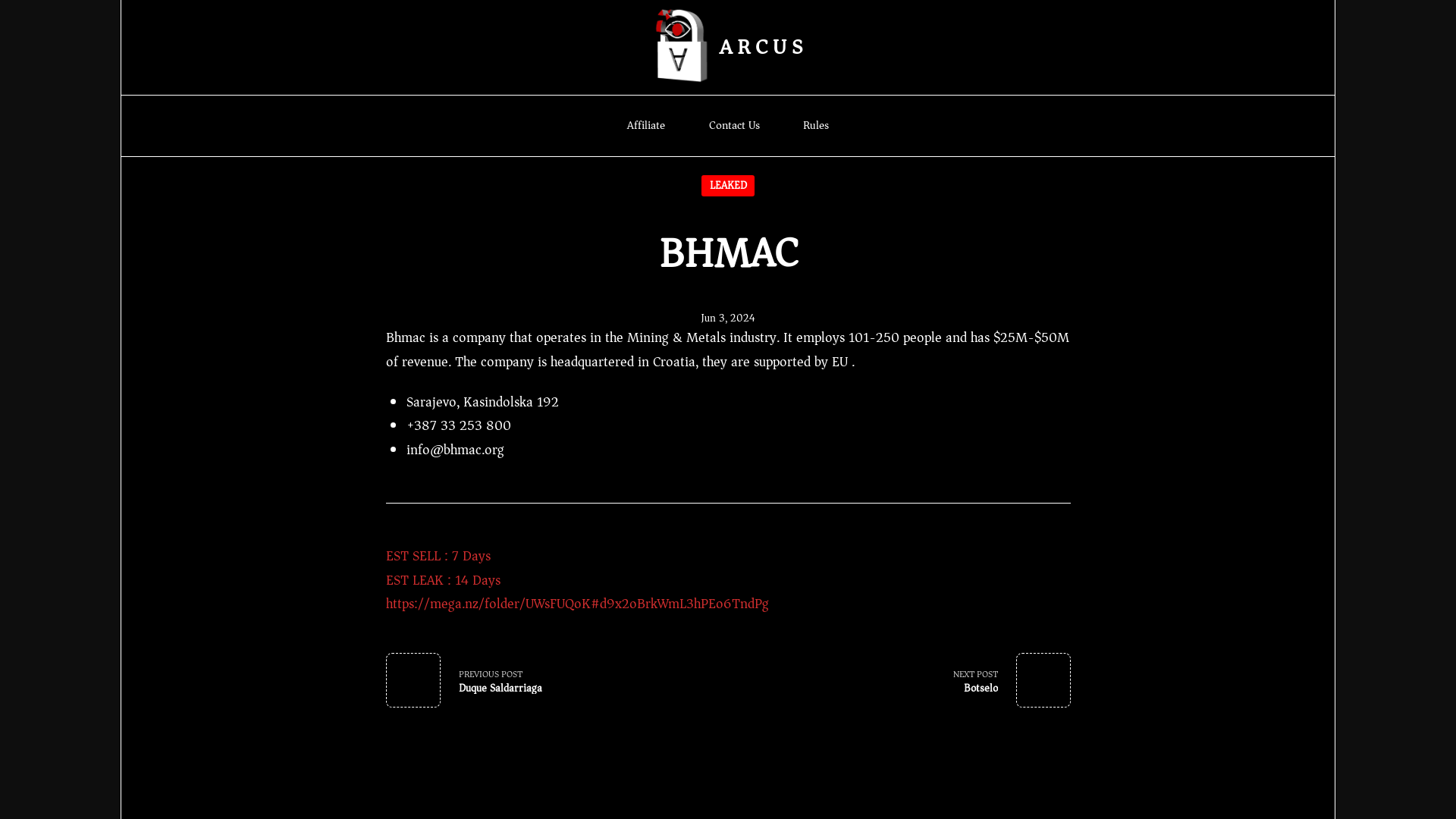 Screenshot del ataque