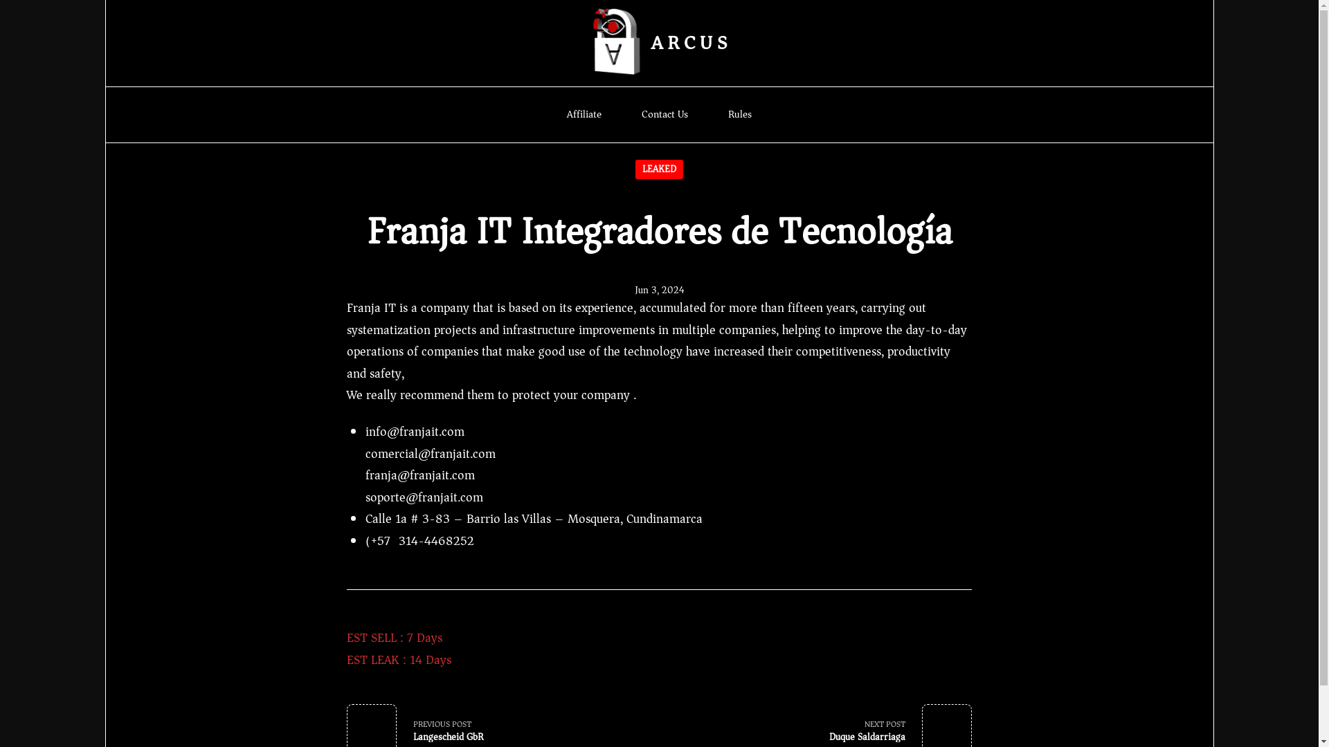 Screenshot del ataque