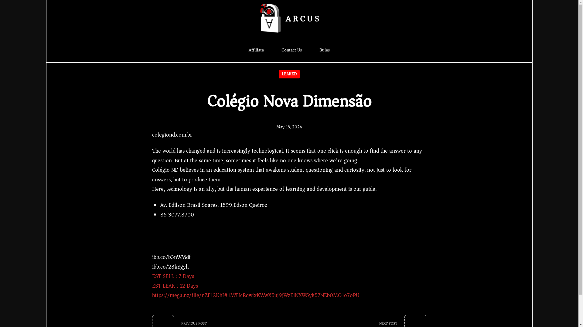 Screenshot del ataque