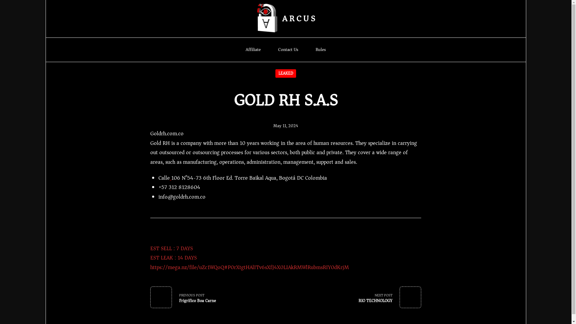 Screenshot del ataque