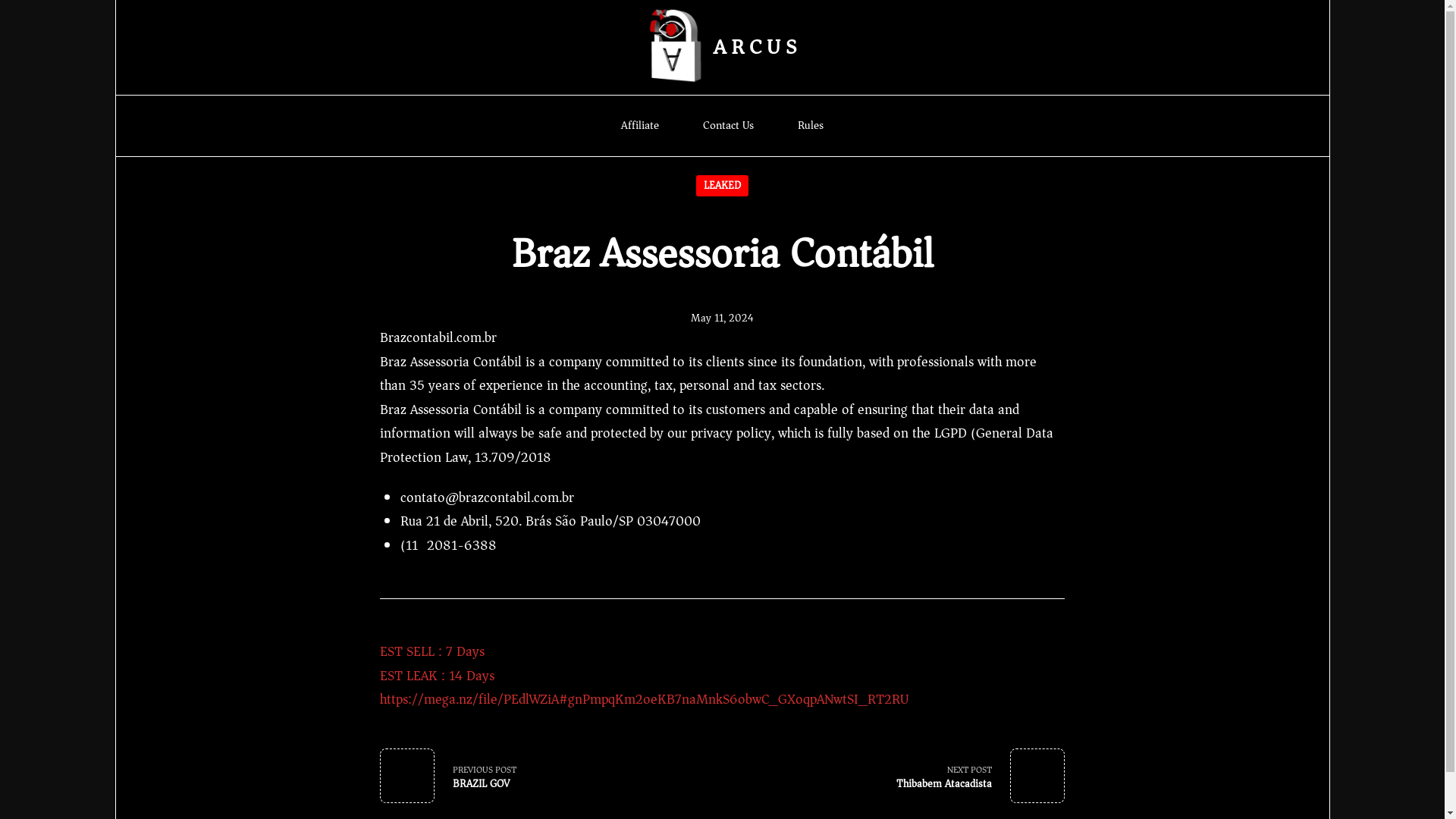 Screenshot del ataque