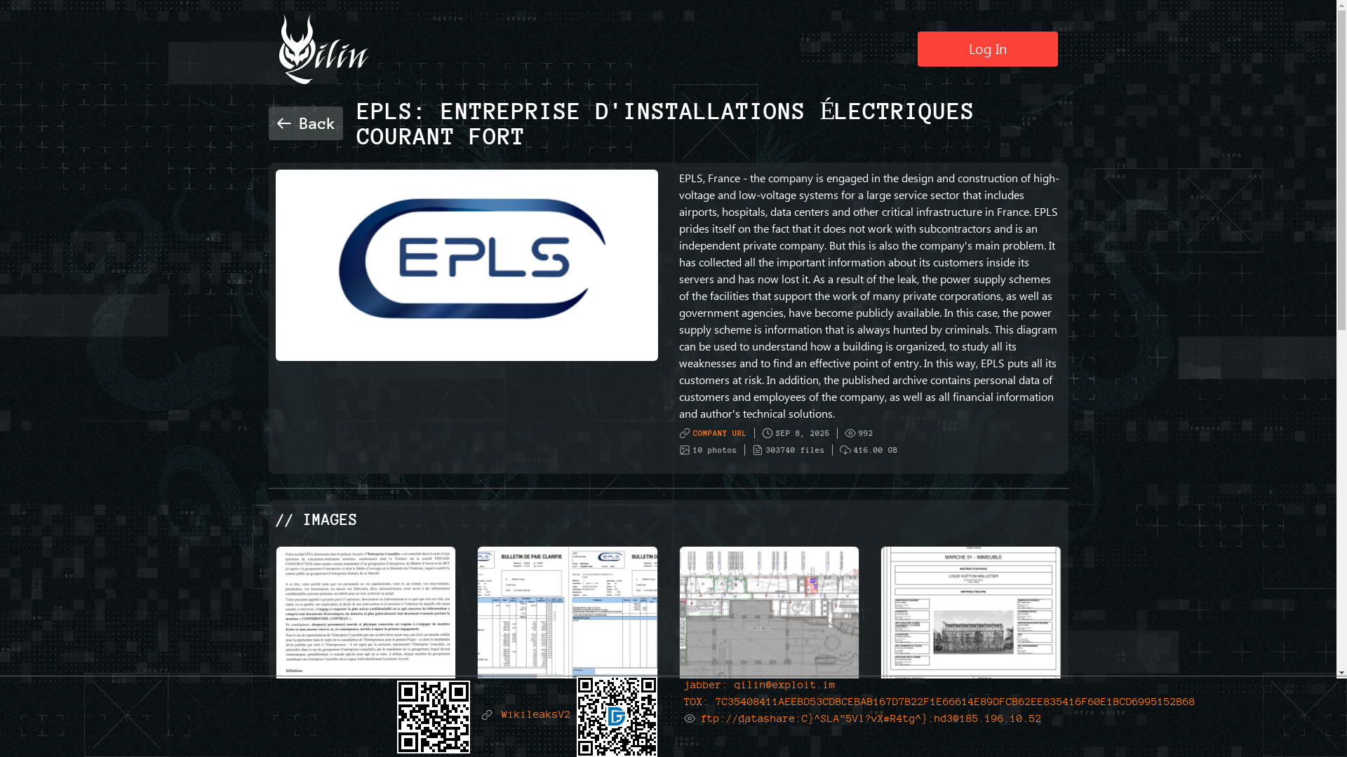 Screenshot del ataque