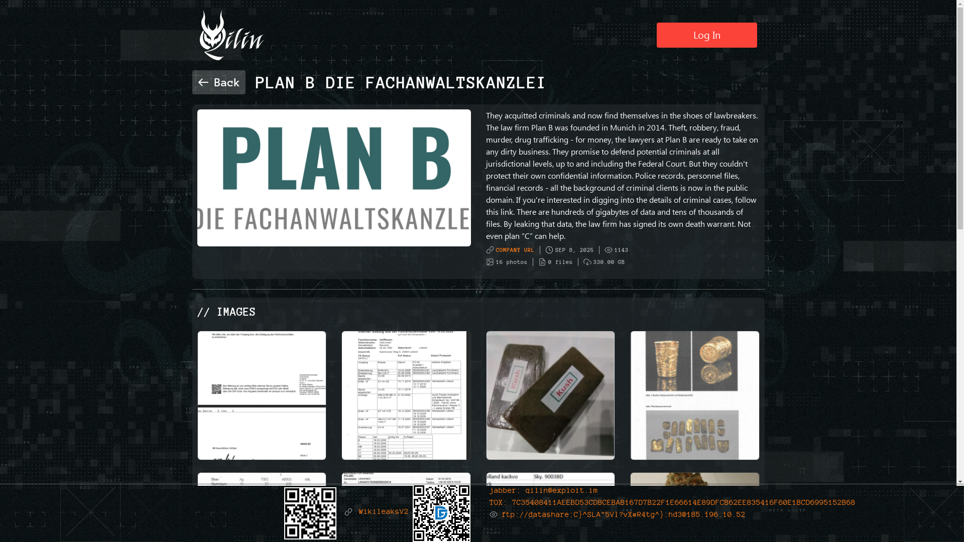 Screenshot del ataque