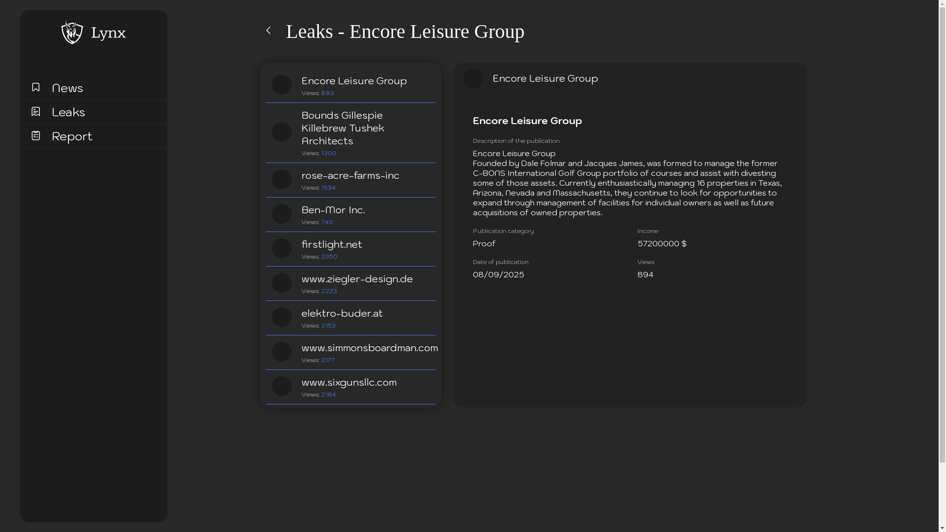 Screenshot del ataque