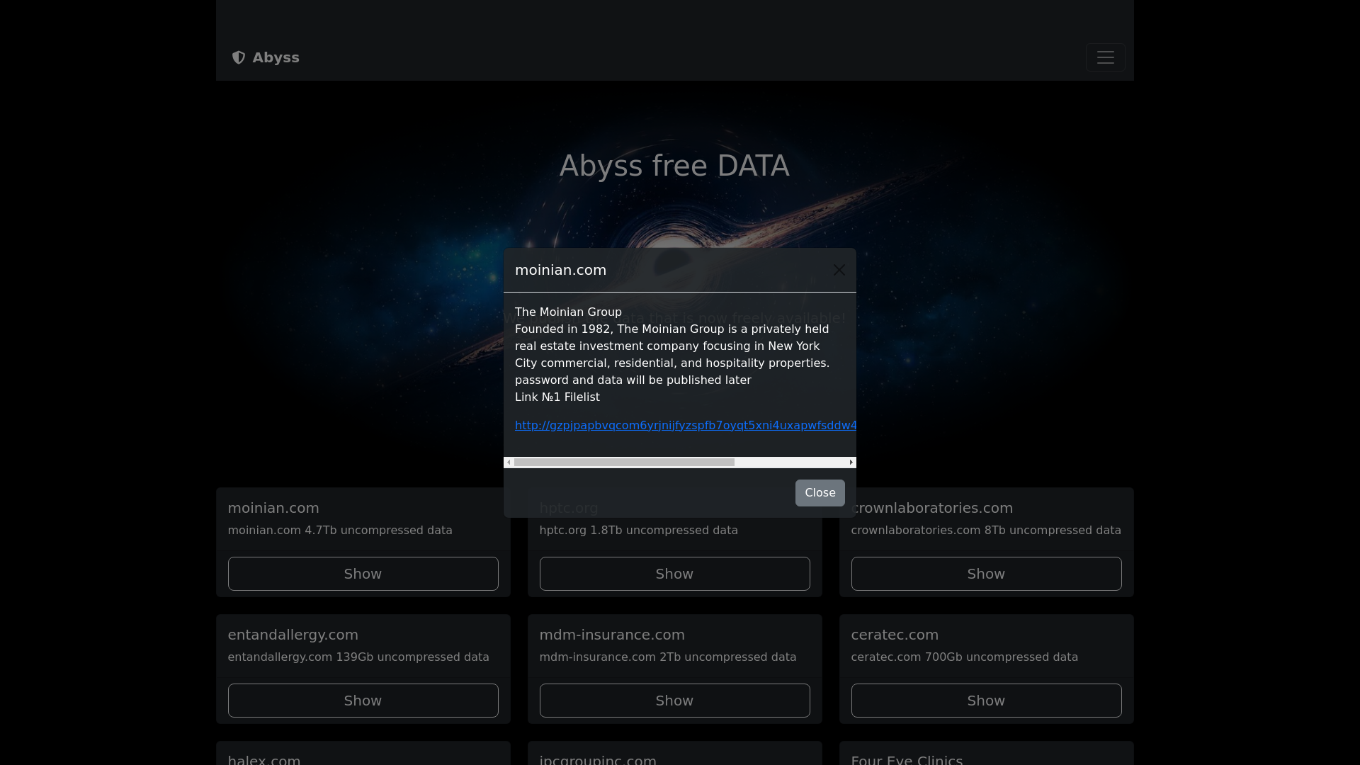 Screenshot del ataque