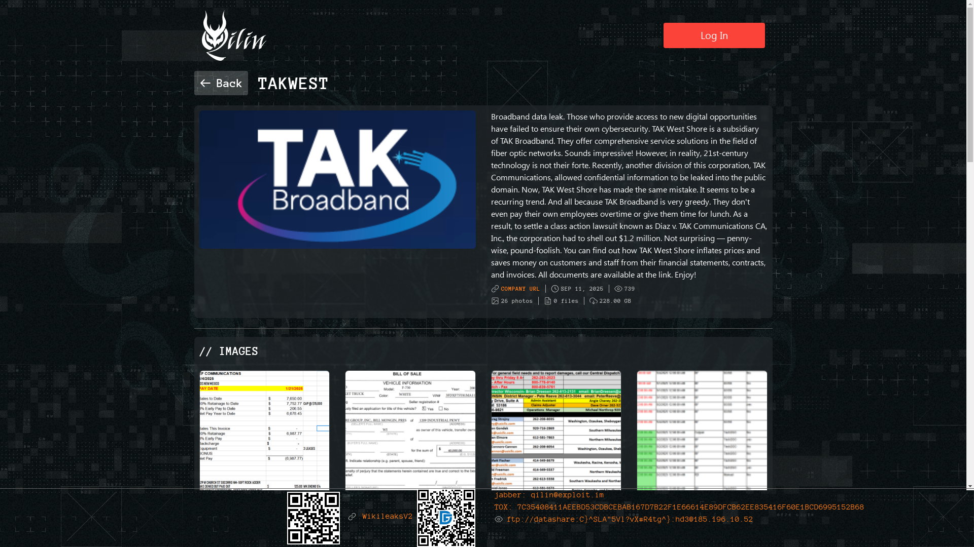 Screenshot del ataque