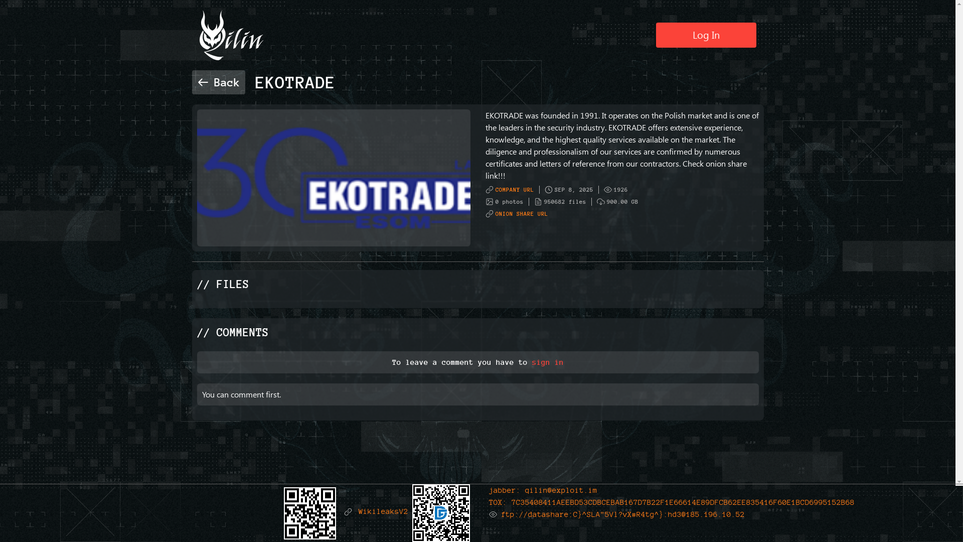 Screenshot del ataque