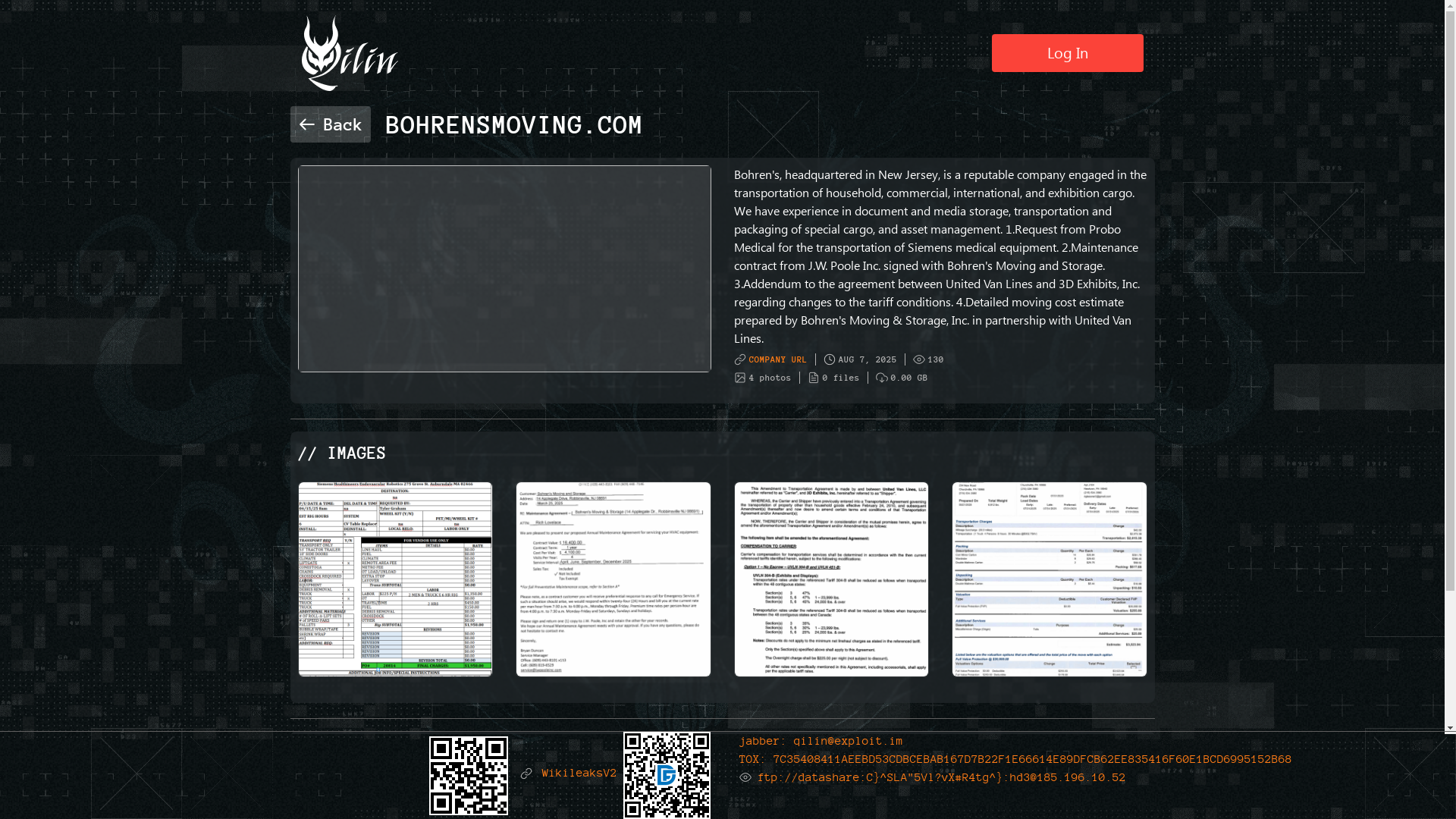 Screenshot del ataque