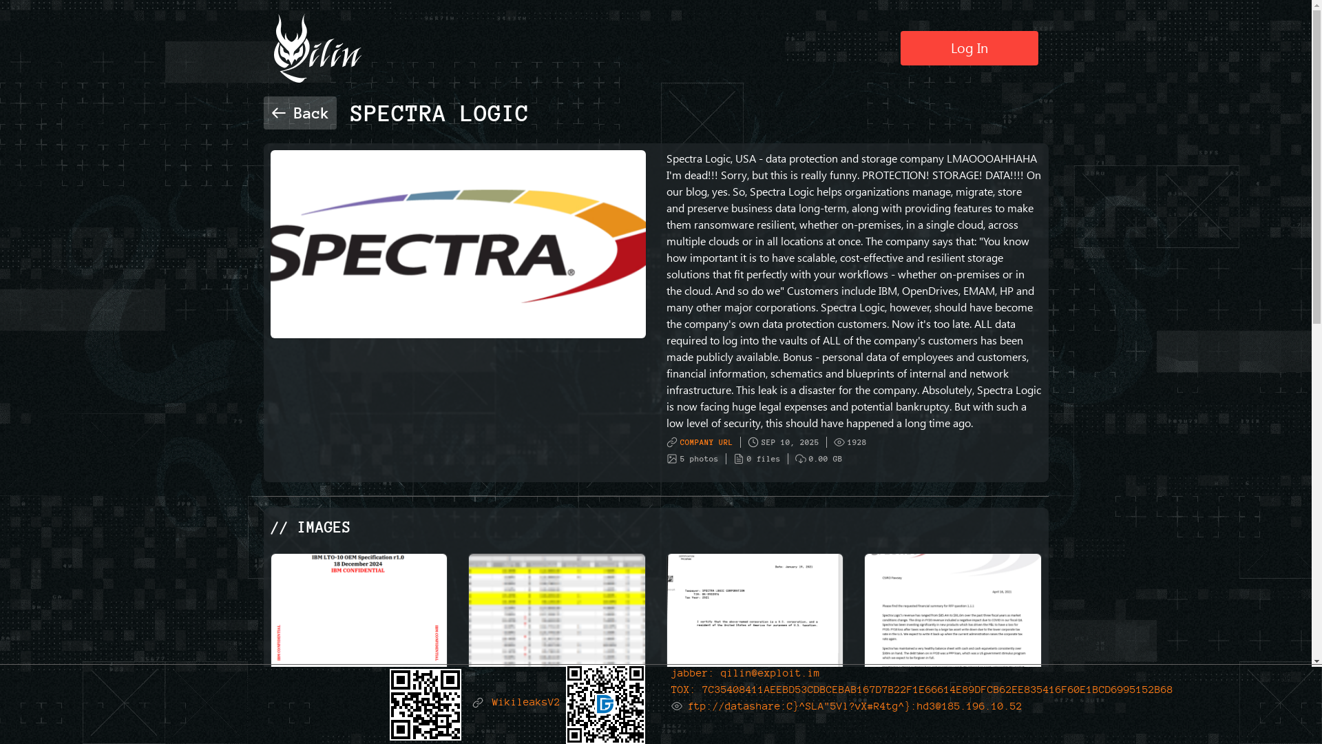 Screenshot del ataque