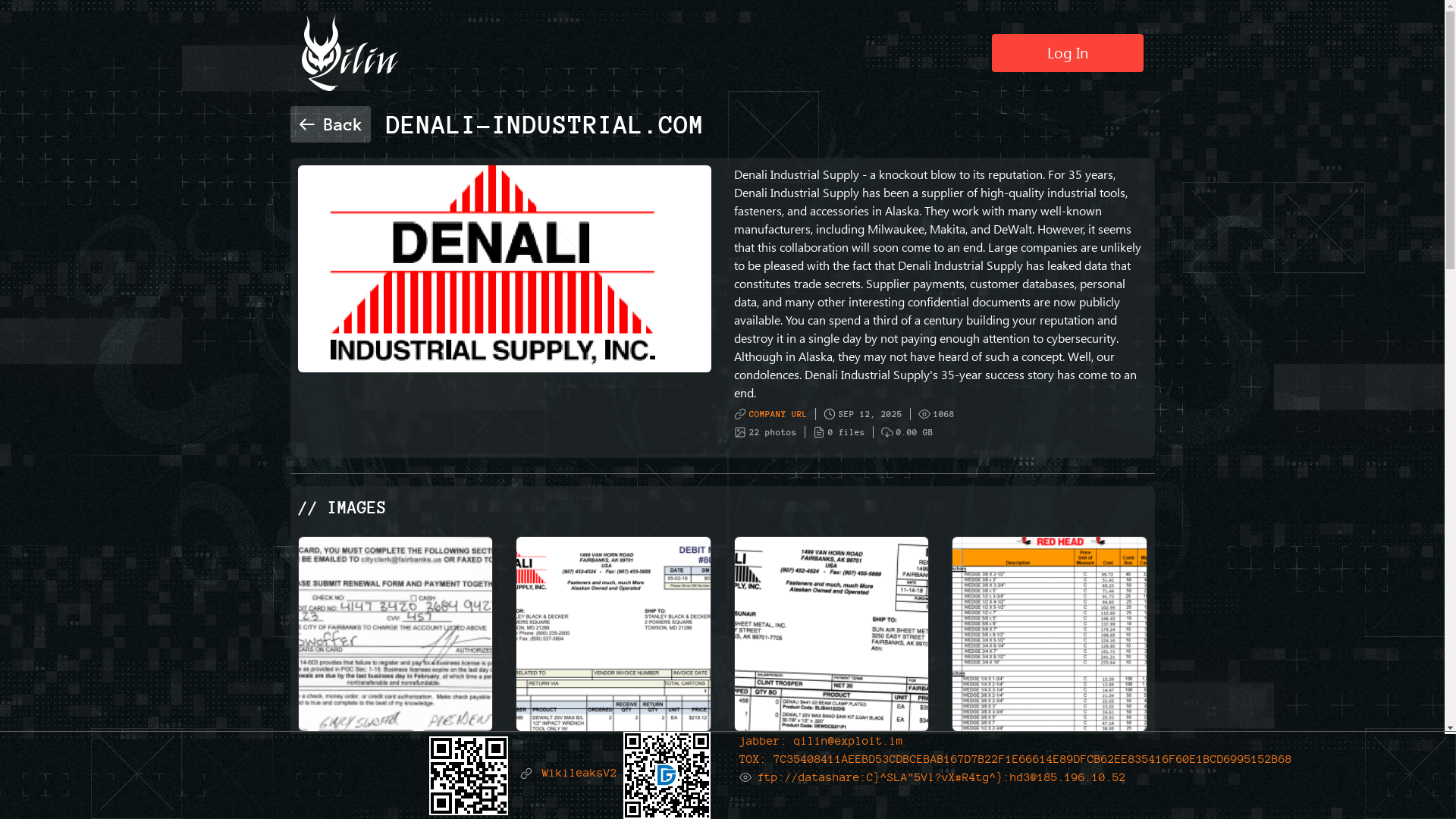 Screenshot del ataque