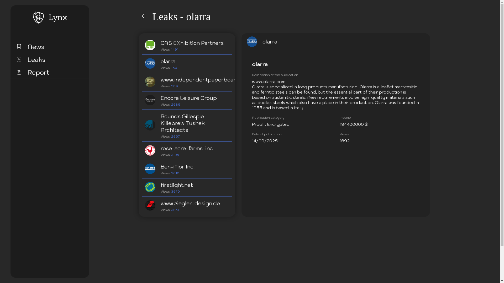 Screenshot del ataque