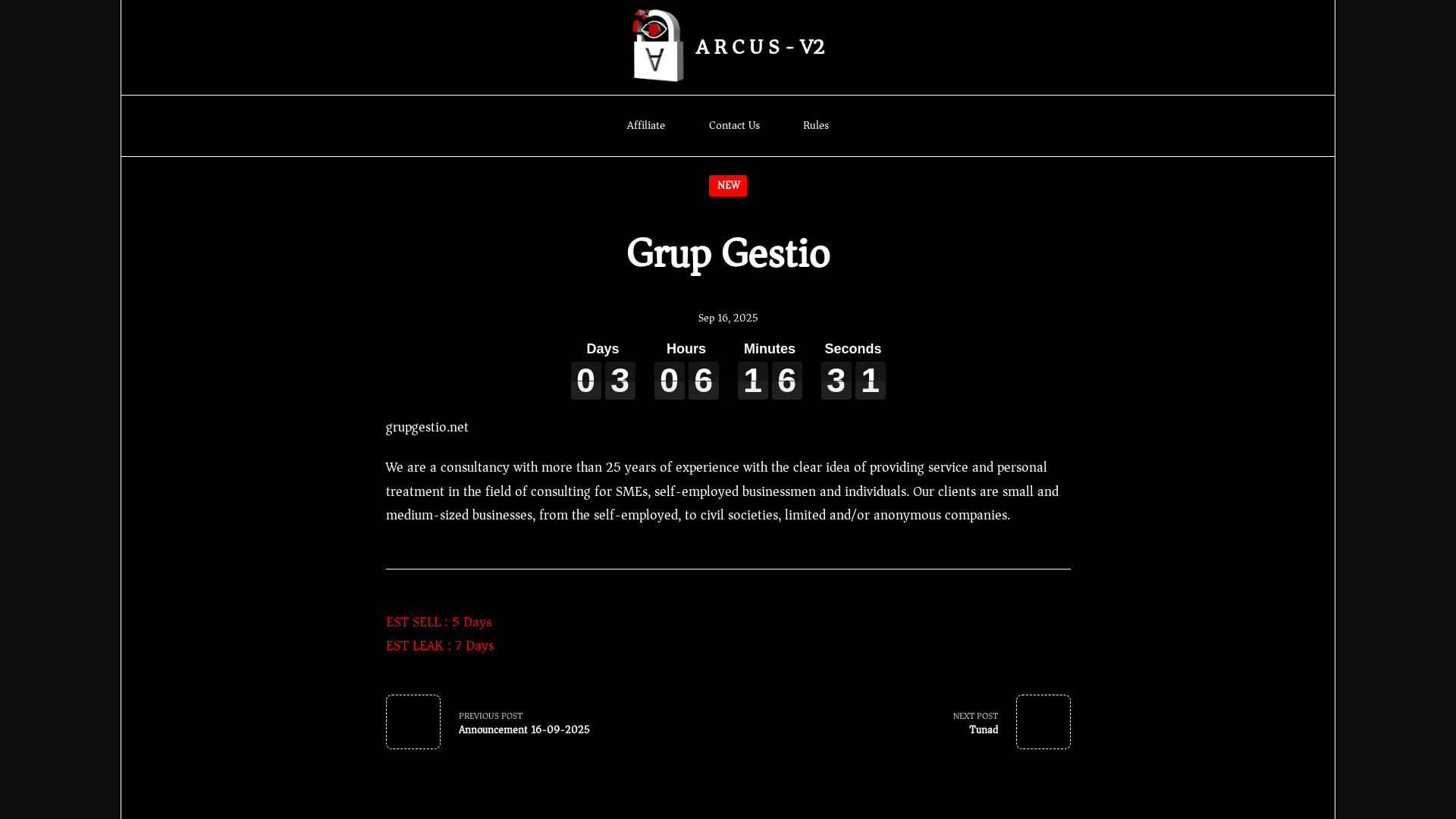 Screenshot del ataque